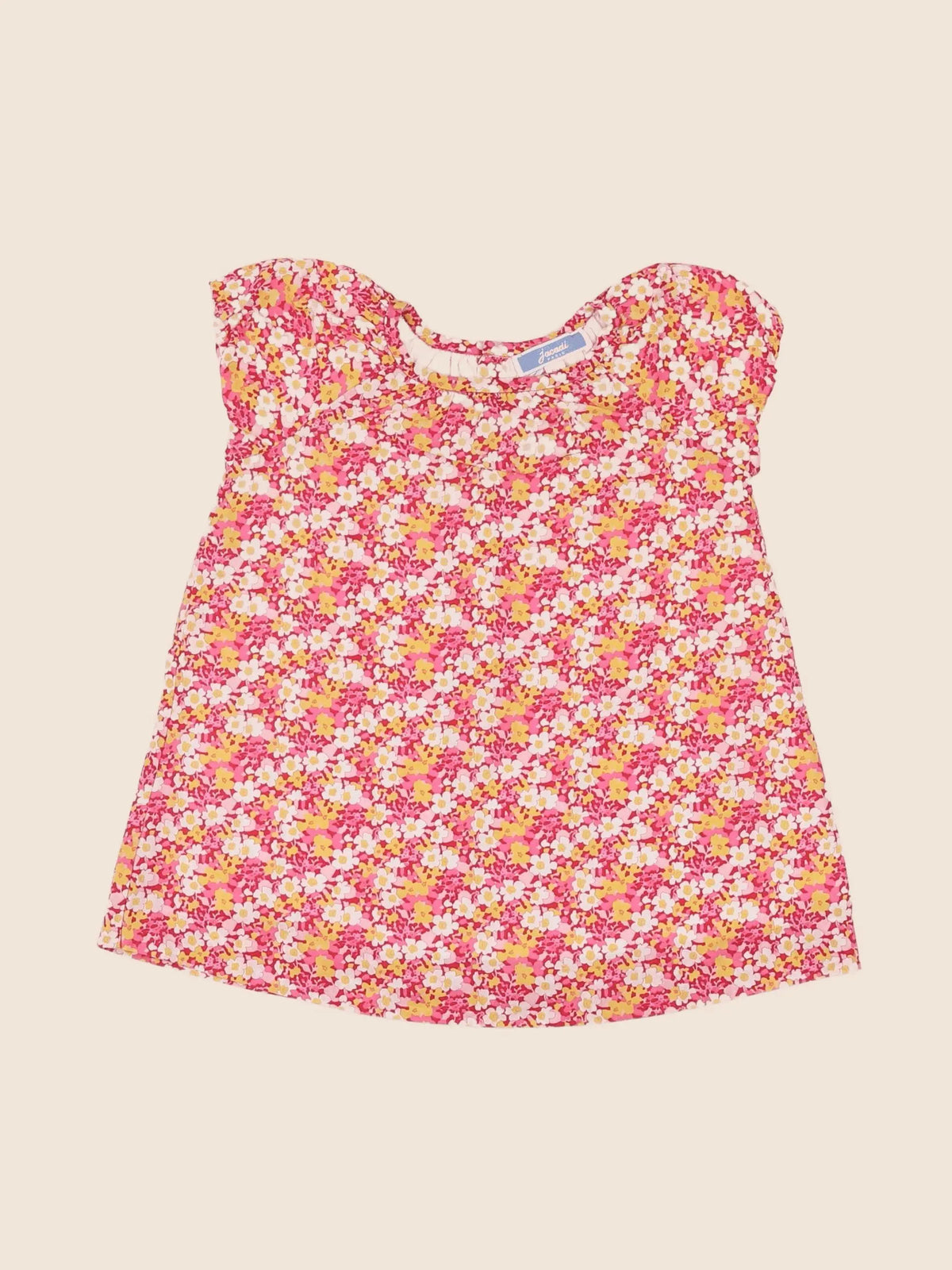 Jacadi - robe liberty rose - 6 mois
