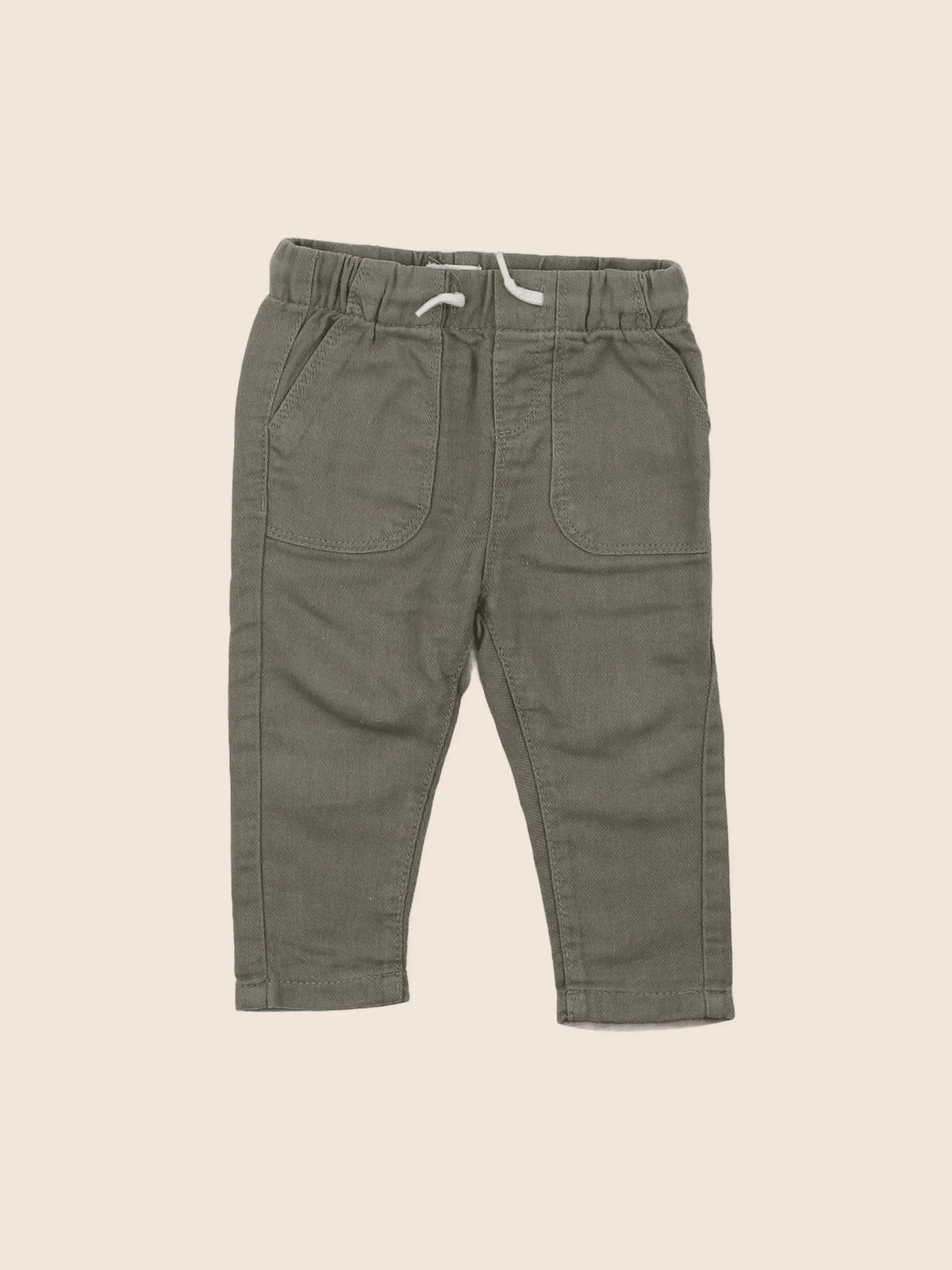 Vertbaudet - pantalon vert - 9 mois