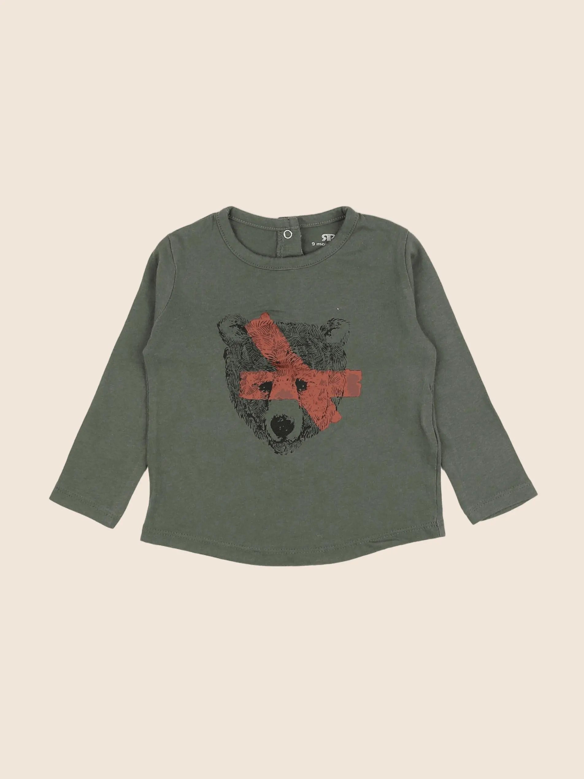 La Redoute - tee-shirt vert - 9 mois