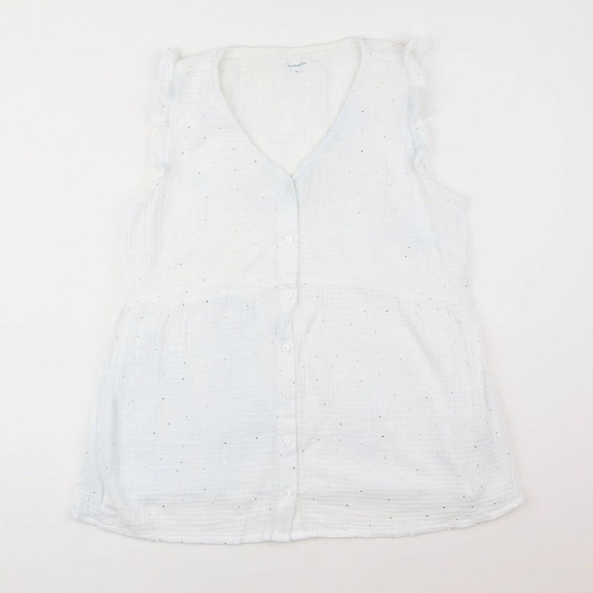 Vertbaudet - blouse grossesse blanc, or - 40