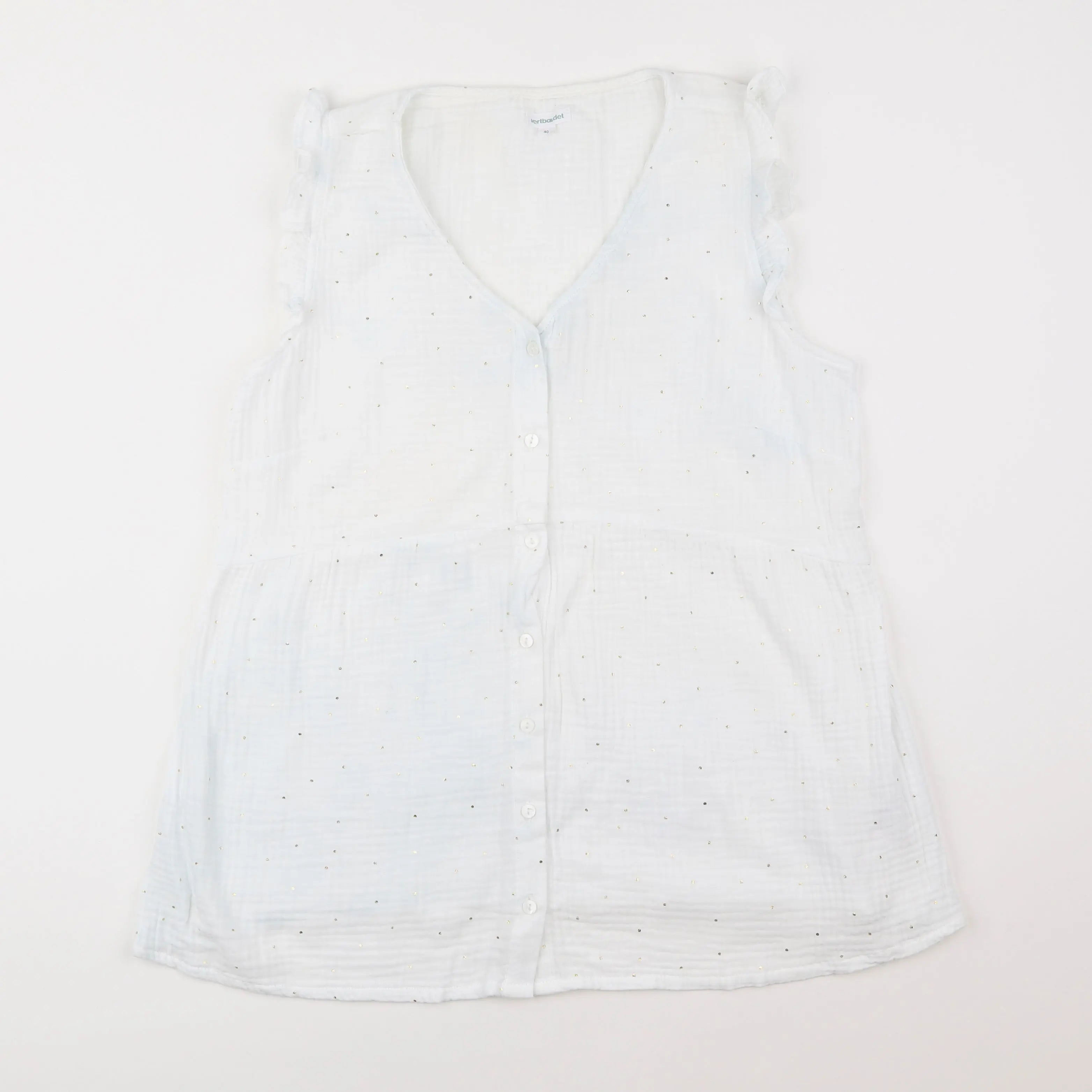 Vertbaudet - blouse grossesse blanc, or - 40