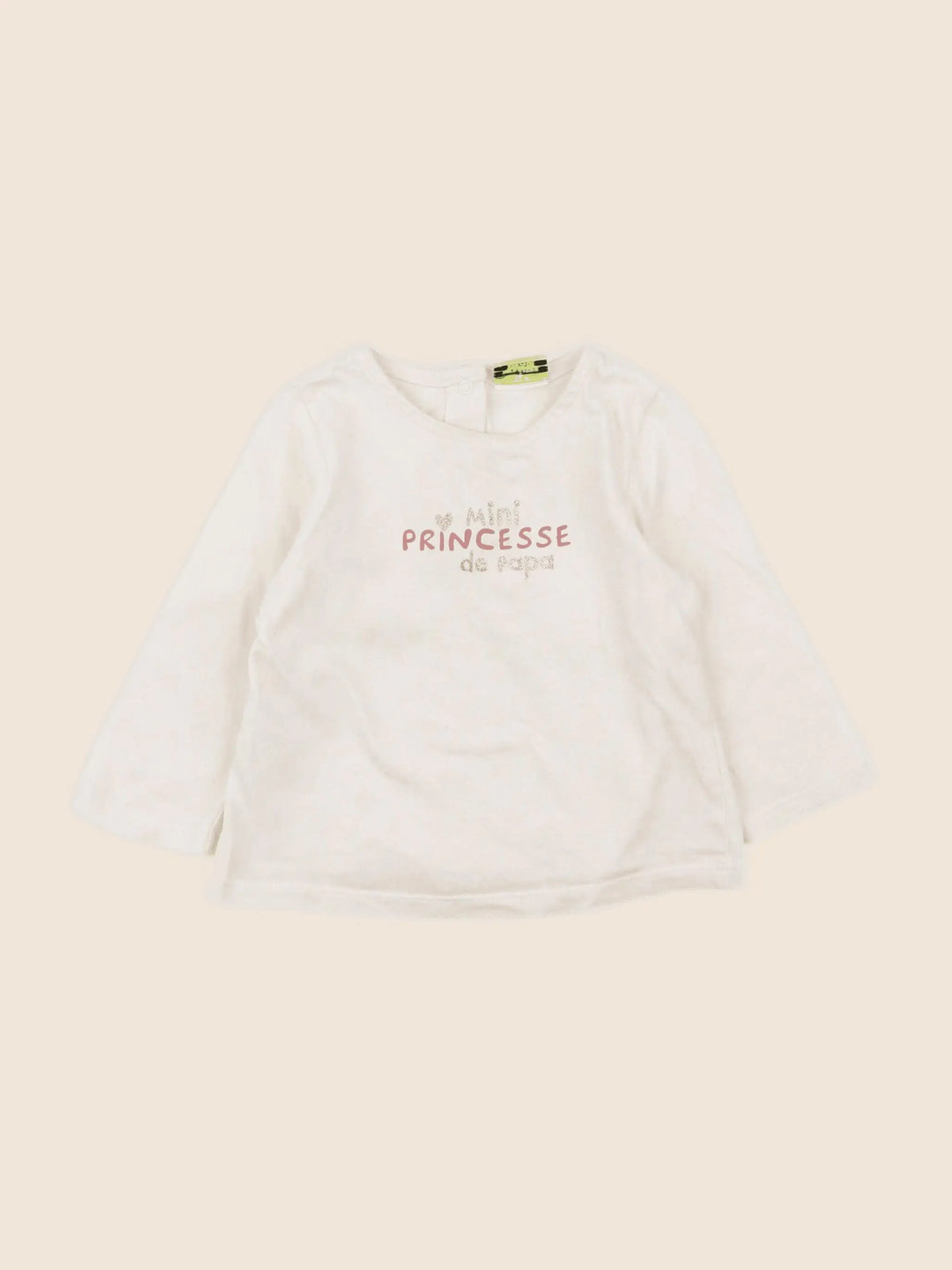Tape à l'oeil - tee-shirt beige - 12 mois