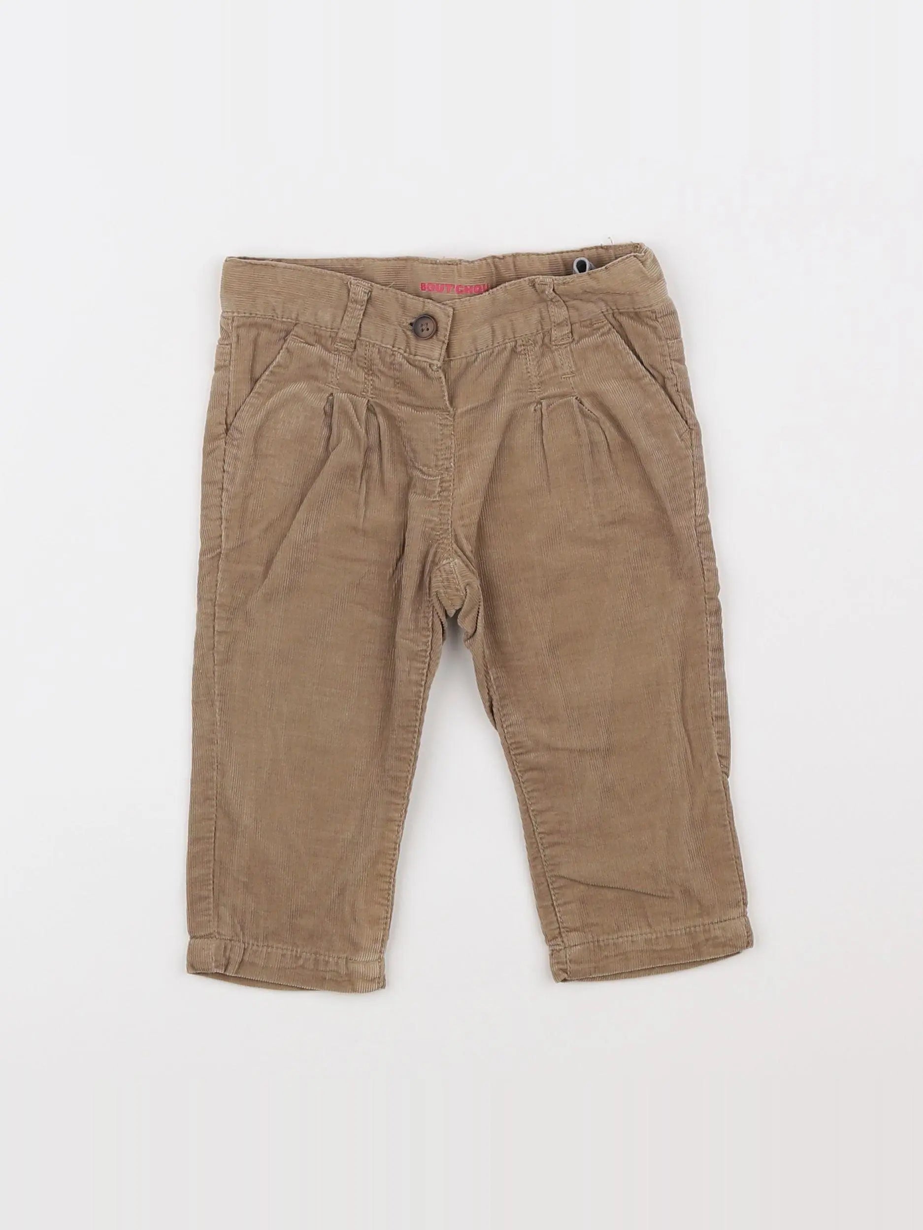 Boutchou - pantalon marron - 9 mois