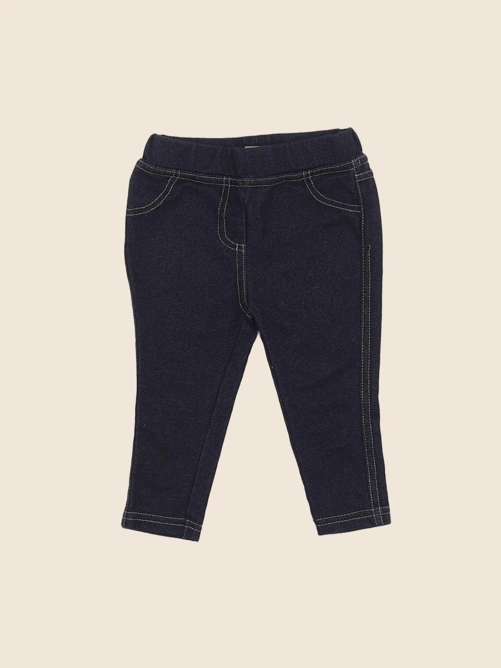 Tape à l'oeil - jegging bleu - 6 mois
