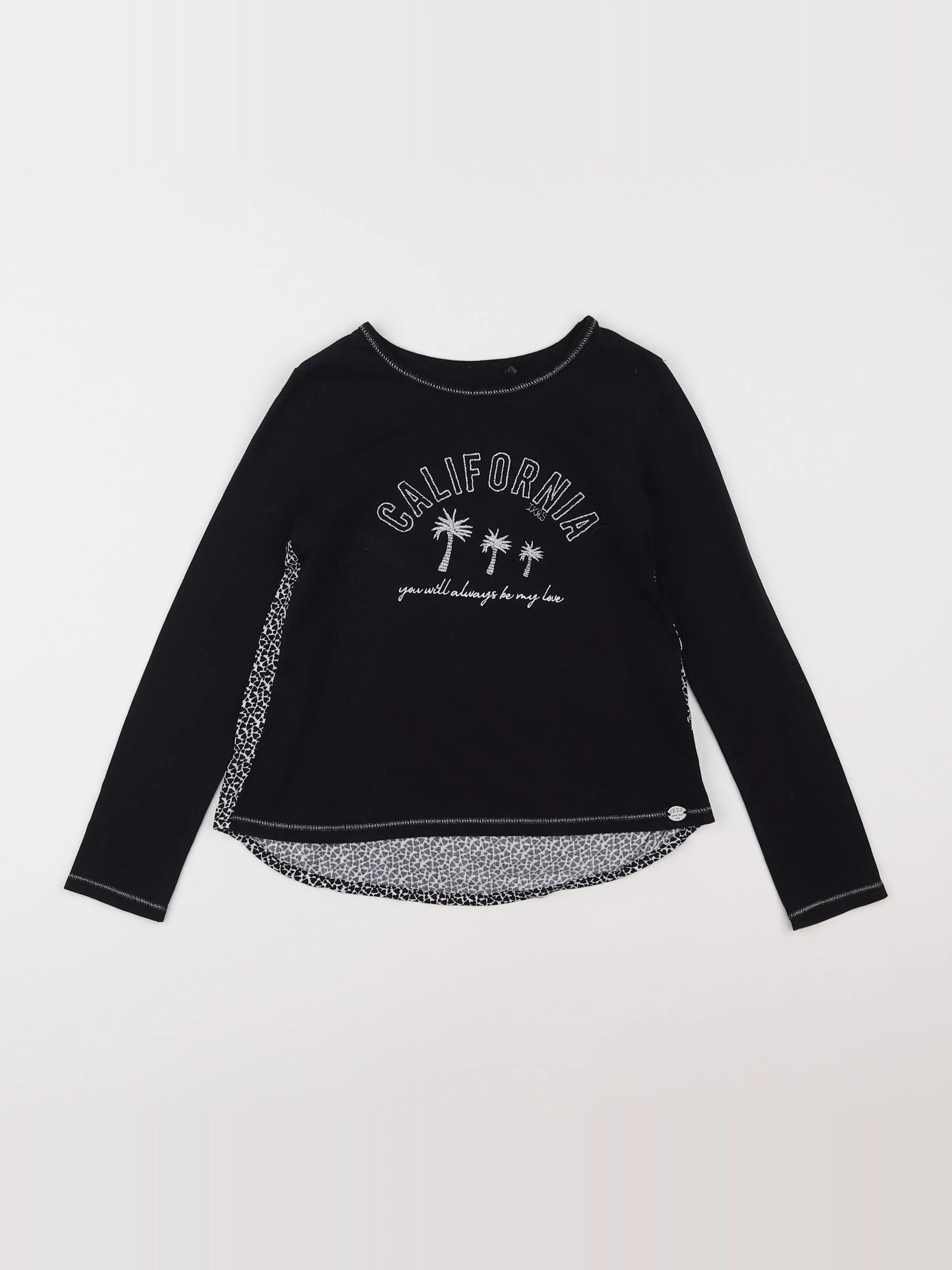 IKKS - tee-shirt noir - 8 ans