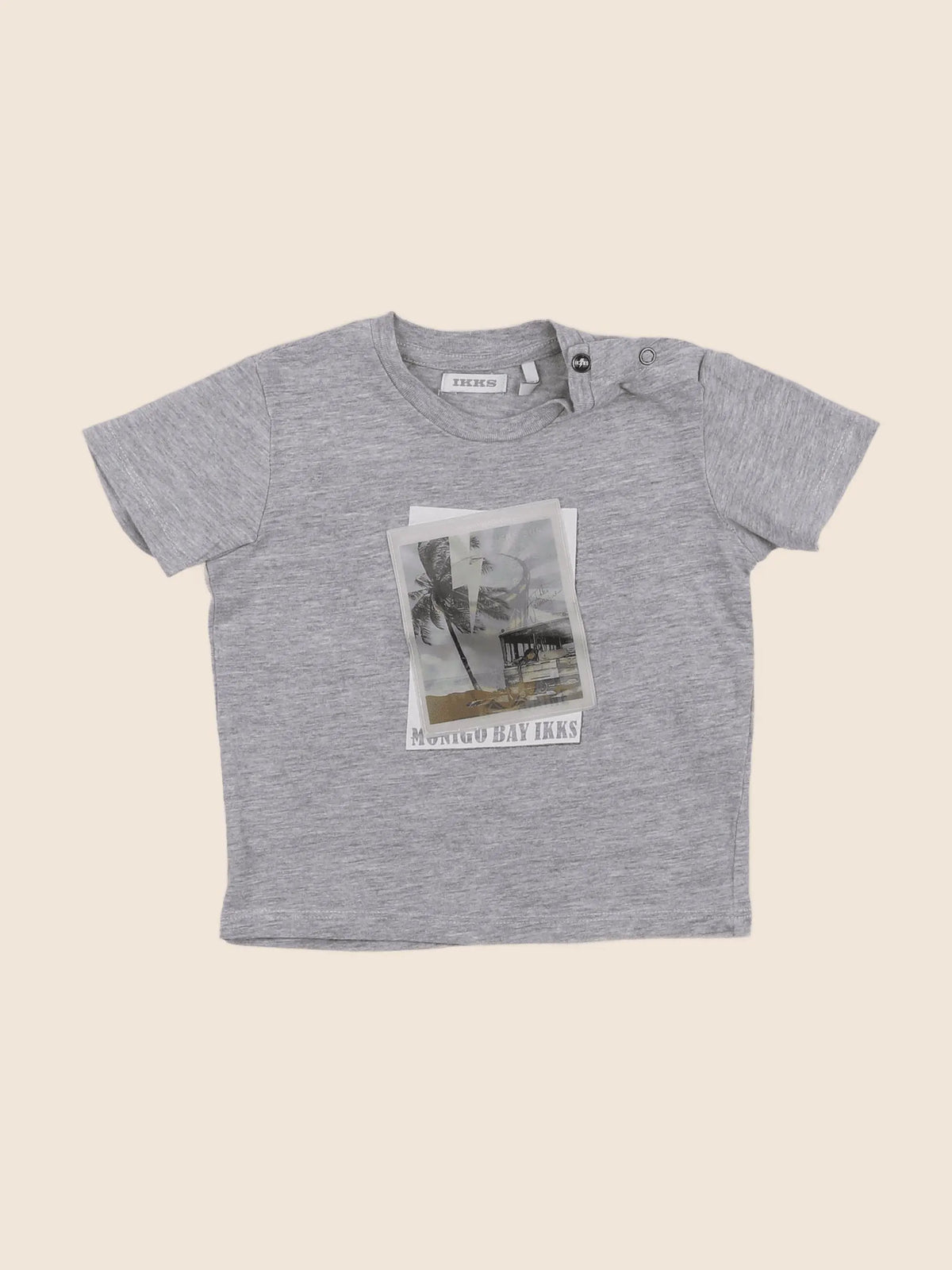 IKKS - tee-shirt gris - 12 mois