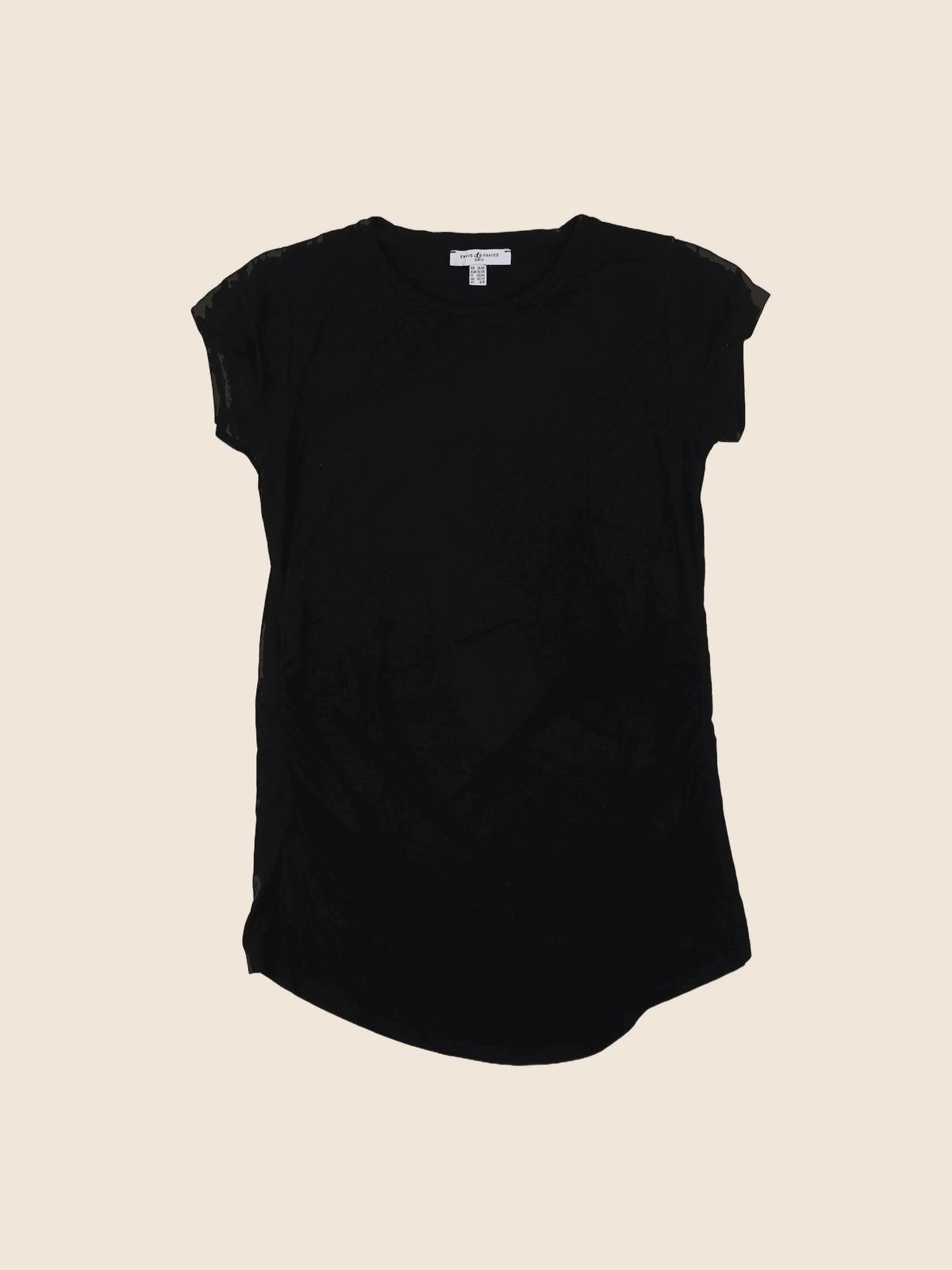 Envie de fraise - tee-shirt grossesse noir - 38 à 40