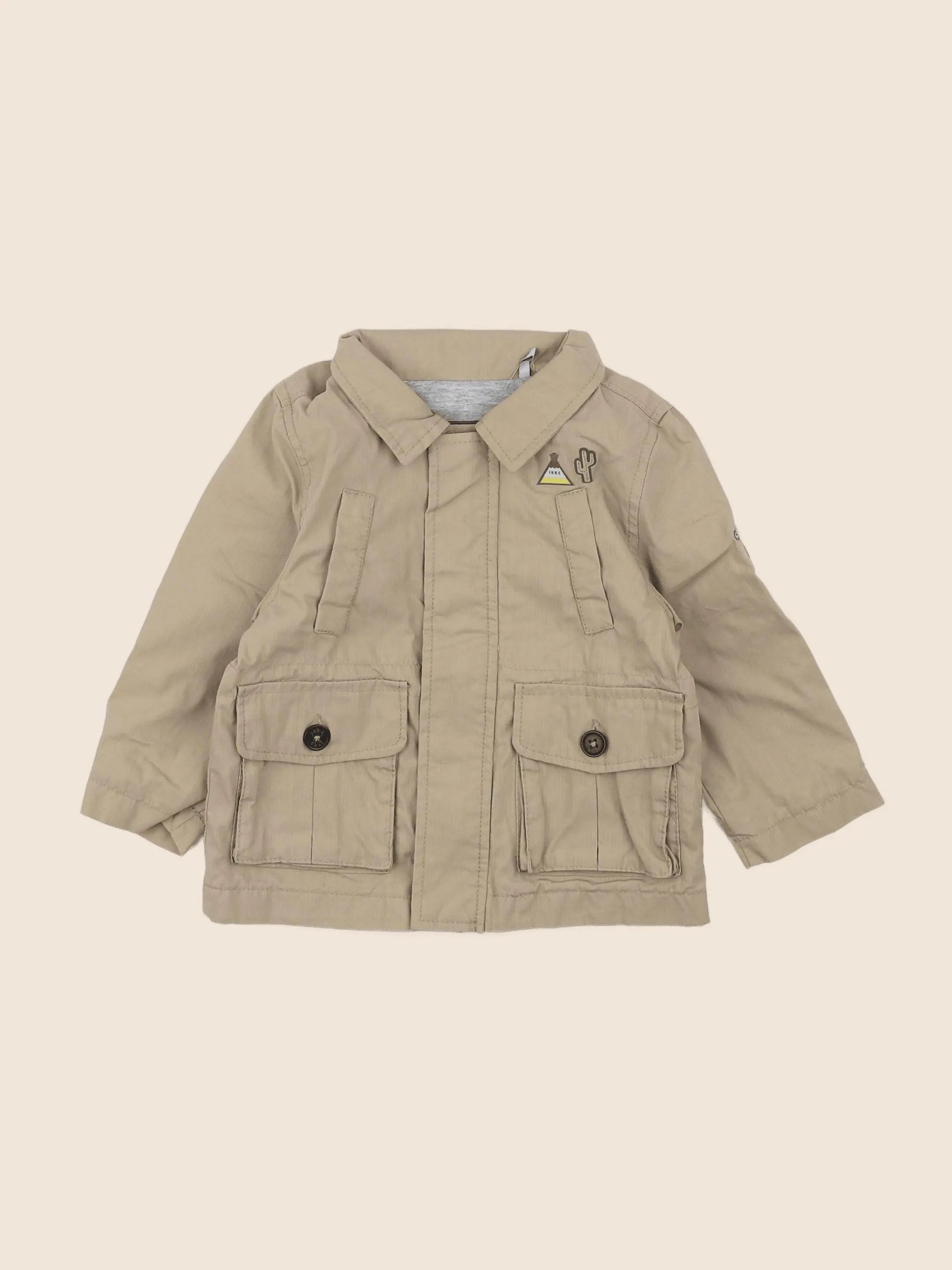 IKKS - veste marron - 12 mois