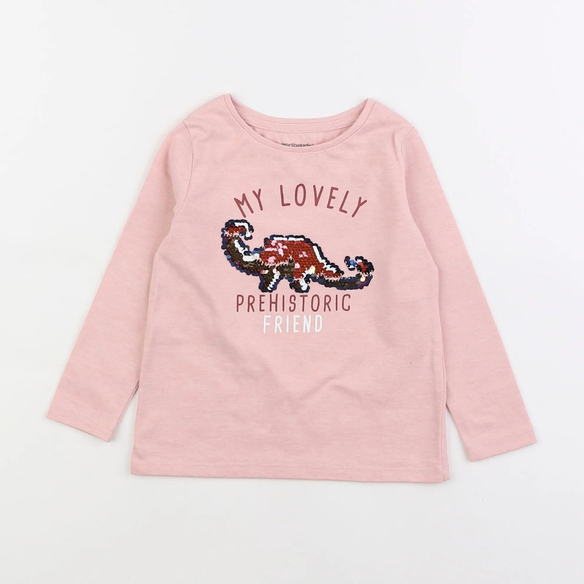 Vertbaudet - tee-shirt rose - 2 ans