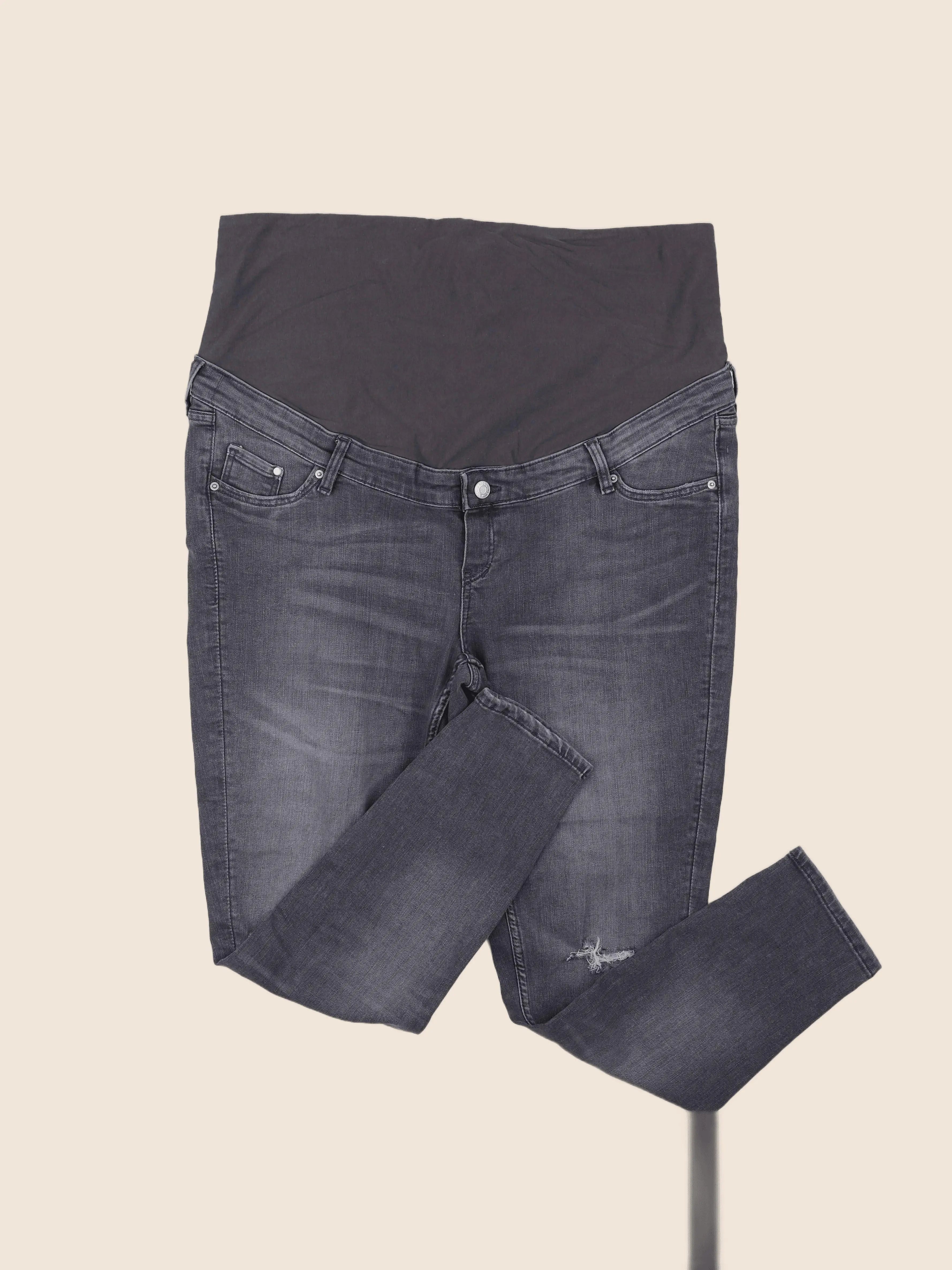 H&M - jean grossesse gris - 48 à 50