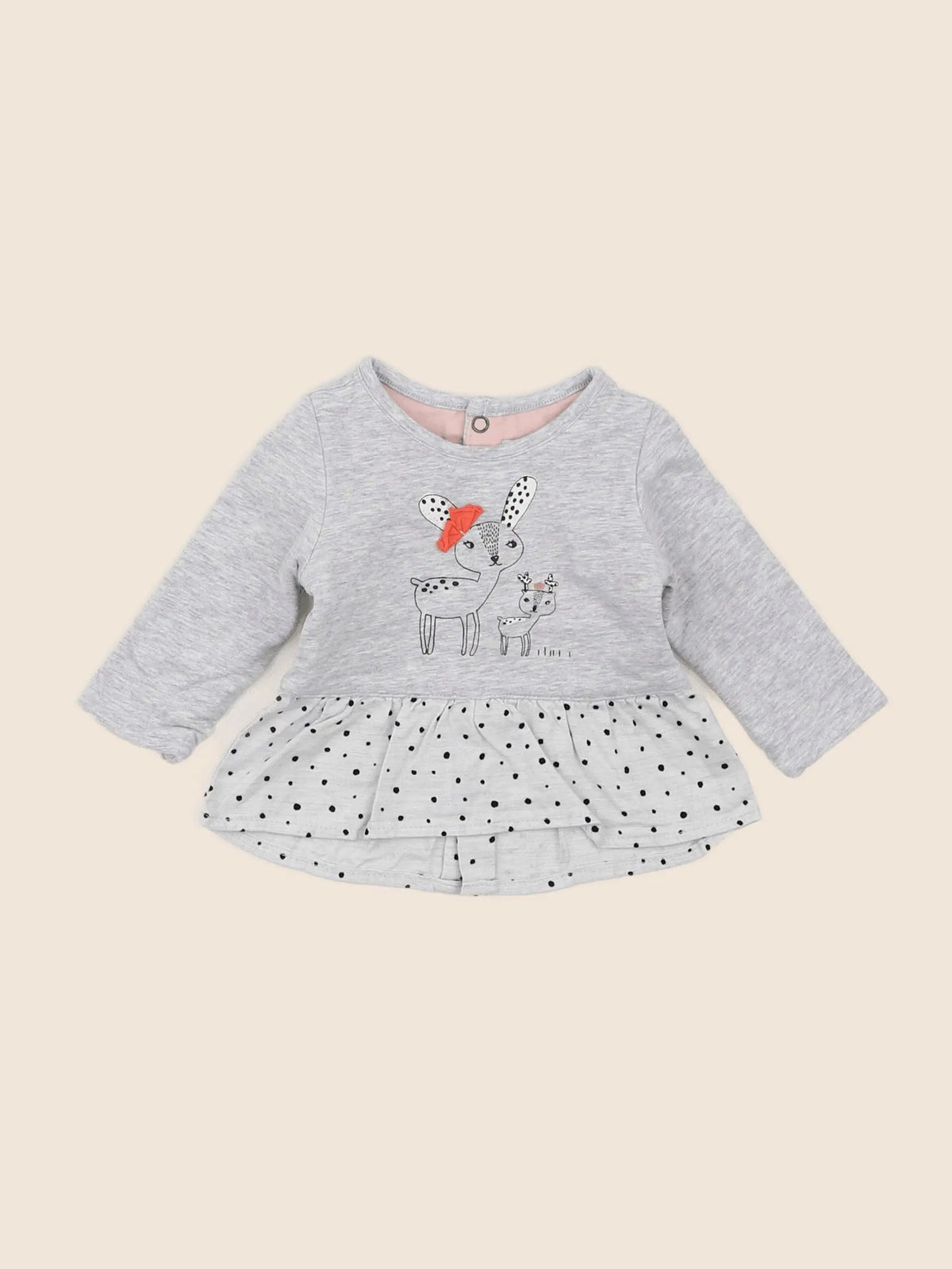 Catimini - tee-shirt gris - 3 mois