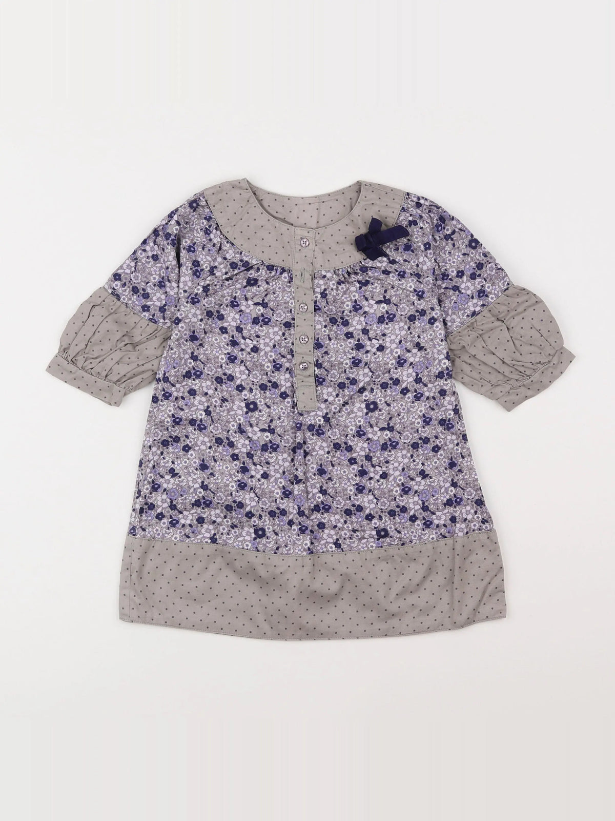 Vertbaudet - robe violet - 18 mois