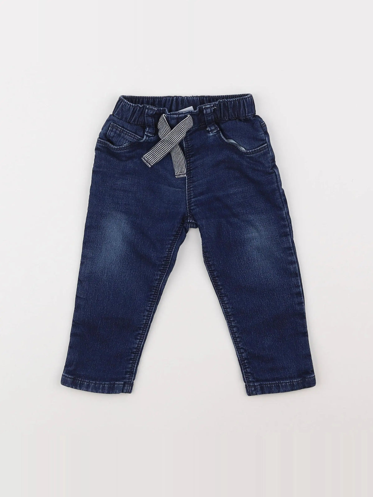 Petit Bateau - jean bleu - 12 mois