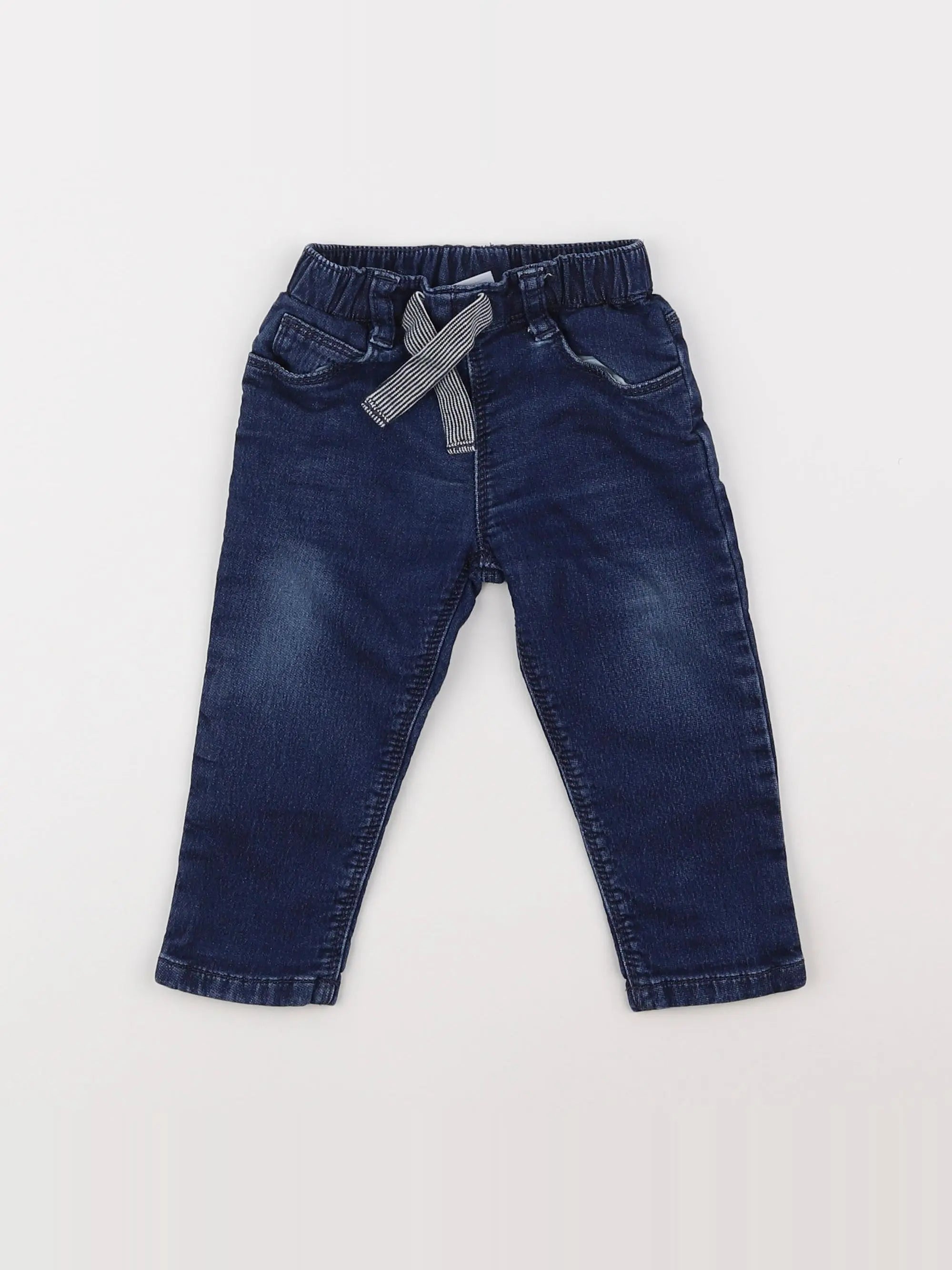 Petit Bateau - jean bleu - 12 mois