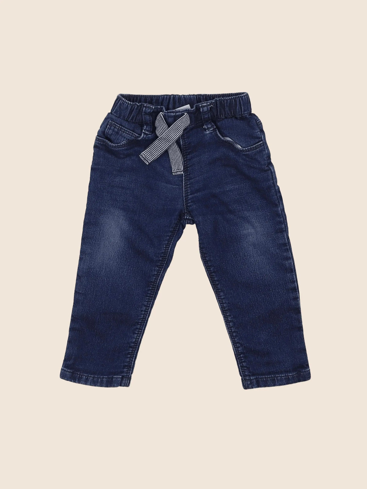 Petit Bateau - jean bleu - 12 mois