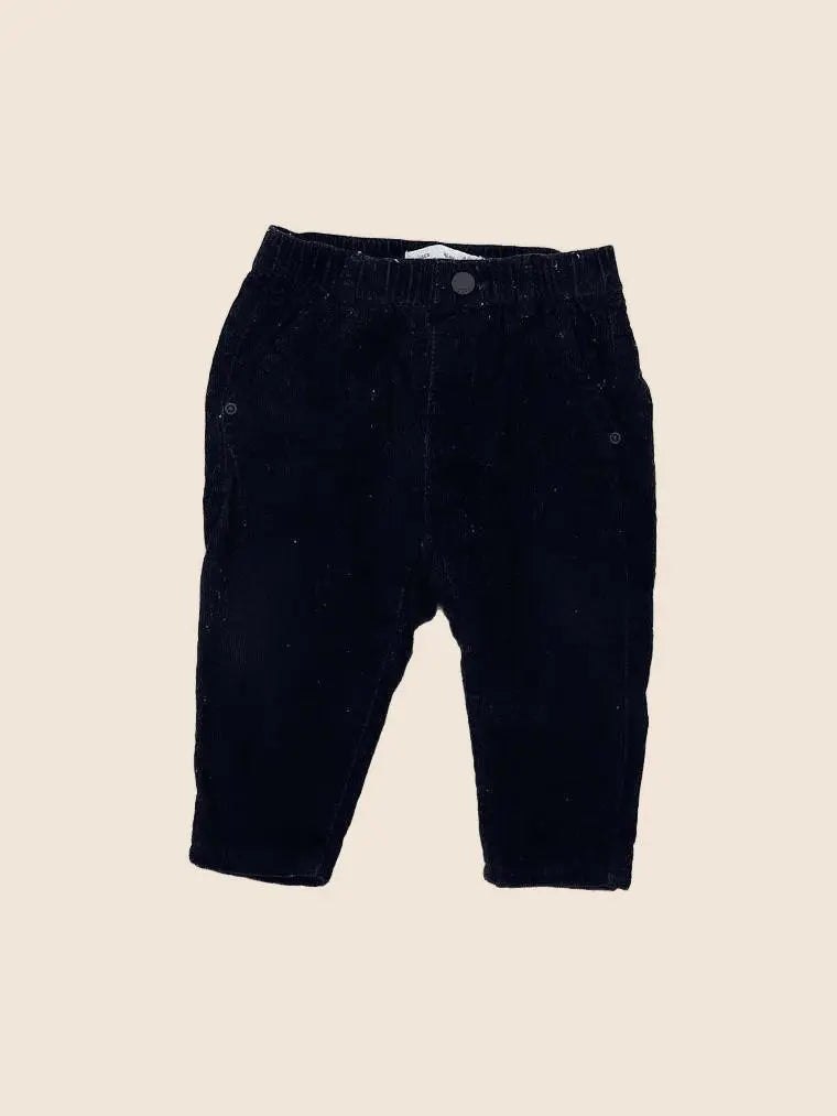 Zara - pantalon bleu - 6/9 mois
