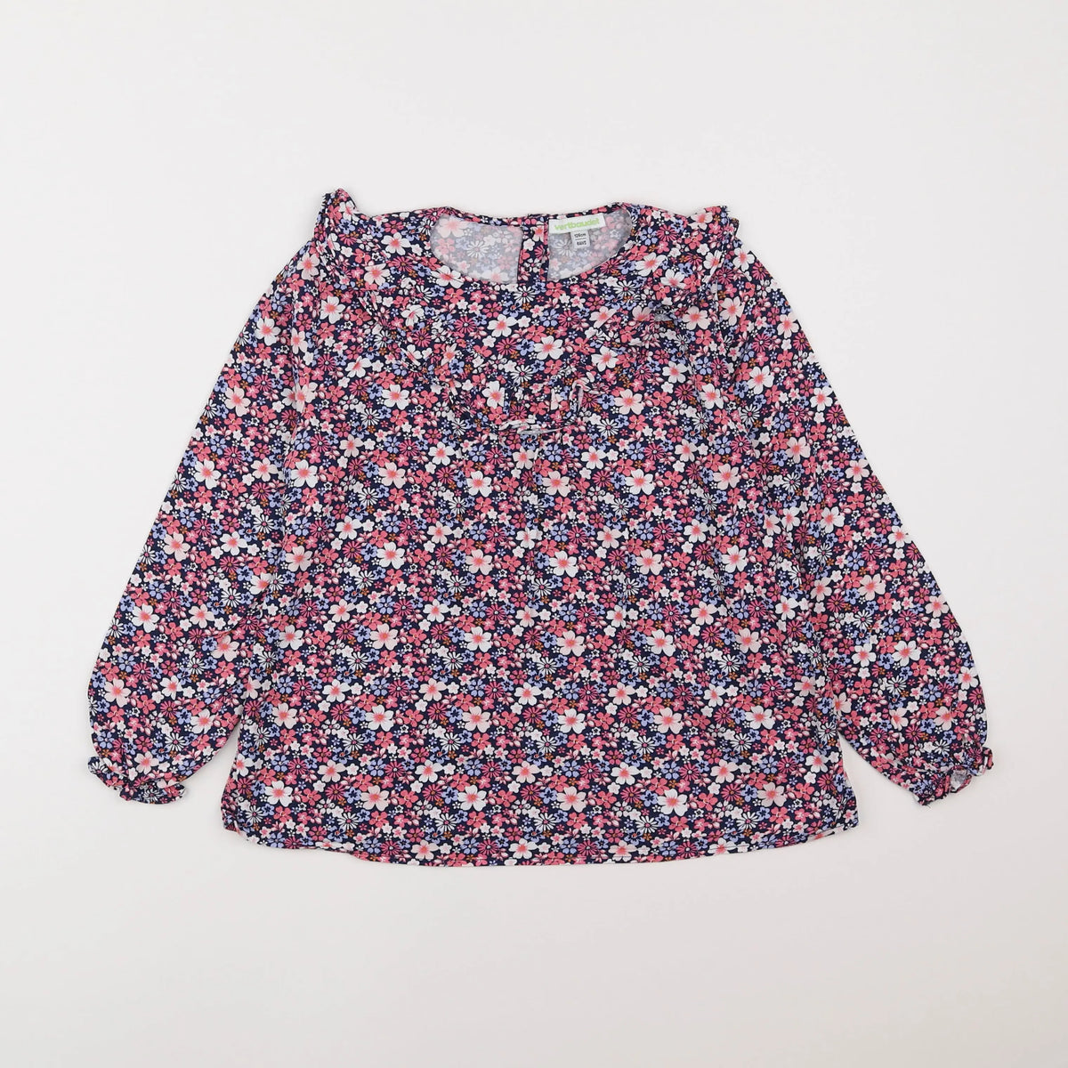Vertbaudet - blouse bleu - 8 ans