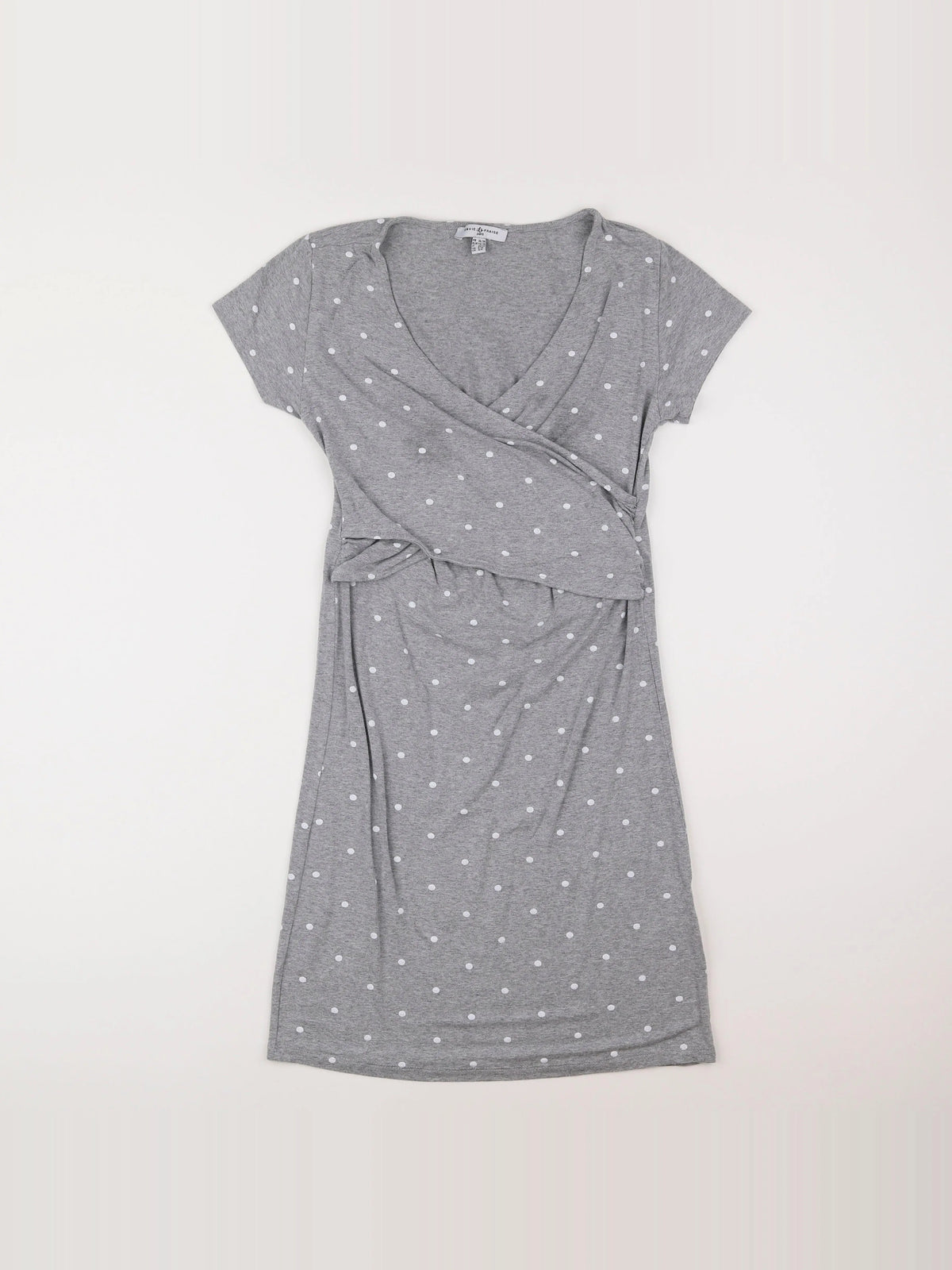 Envie de fraise - robe grossesse gris - 36 à 38