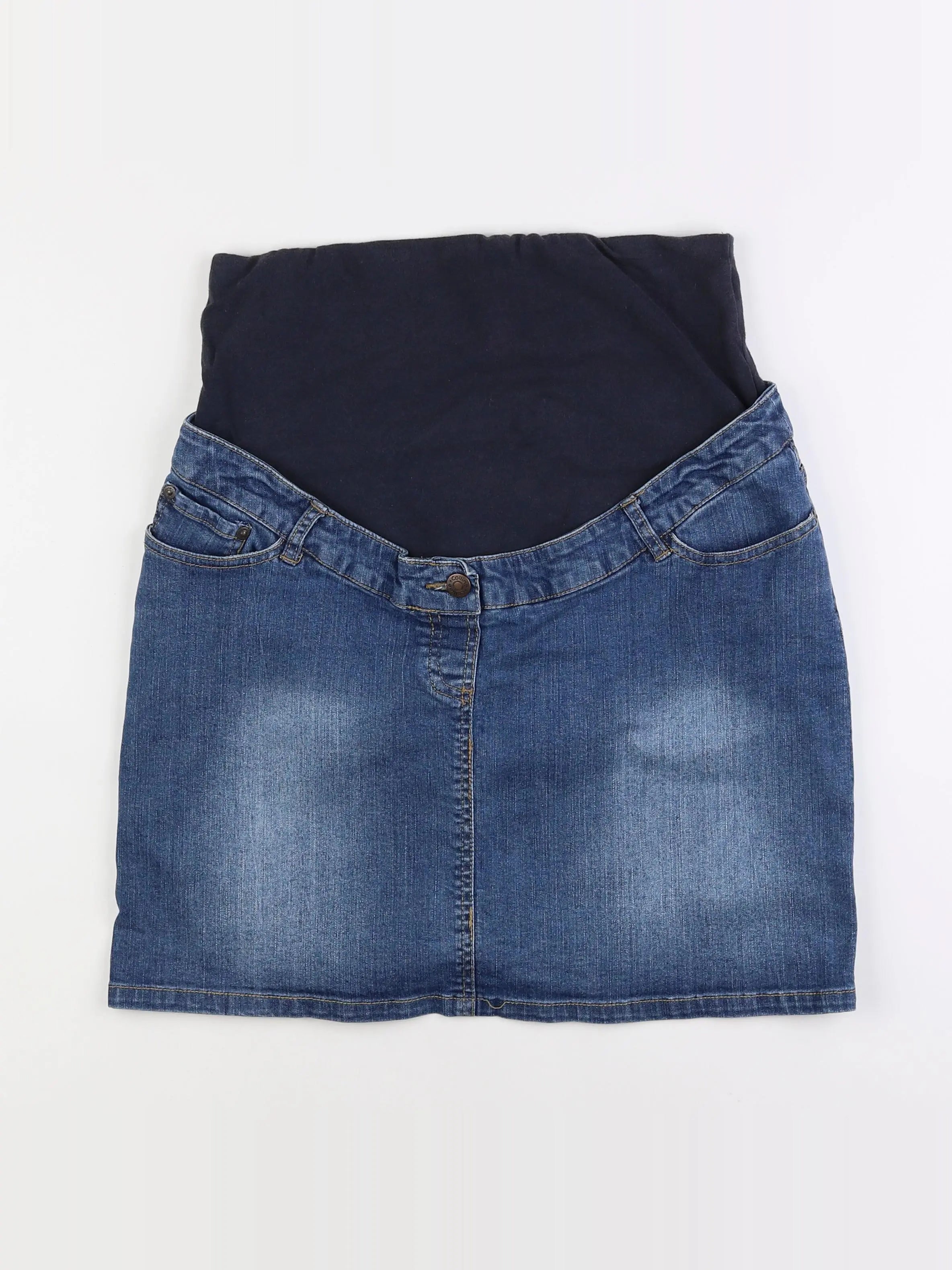Vertbaudet - jupe grossesse bleu - 40