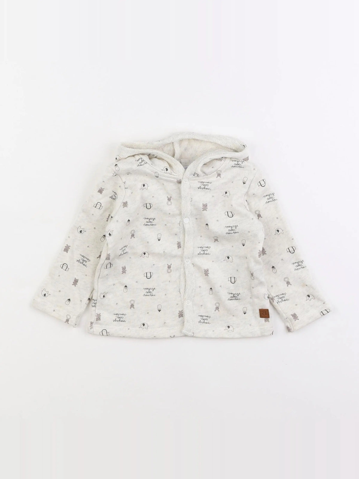 Absorba - sweat blanc - 6 mois