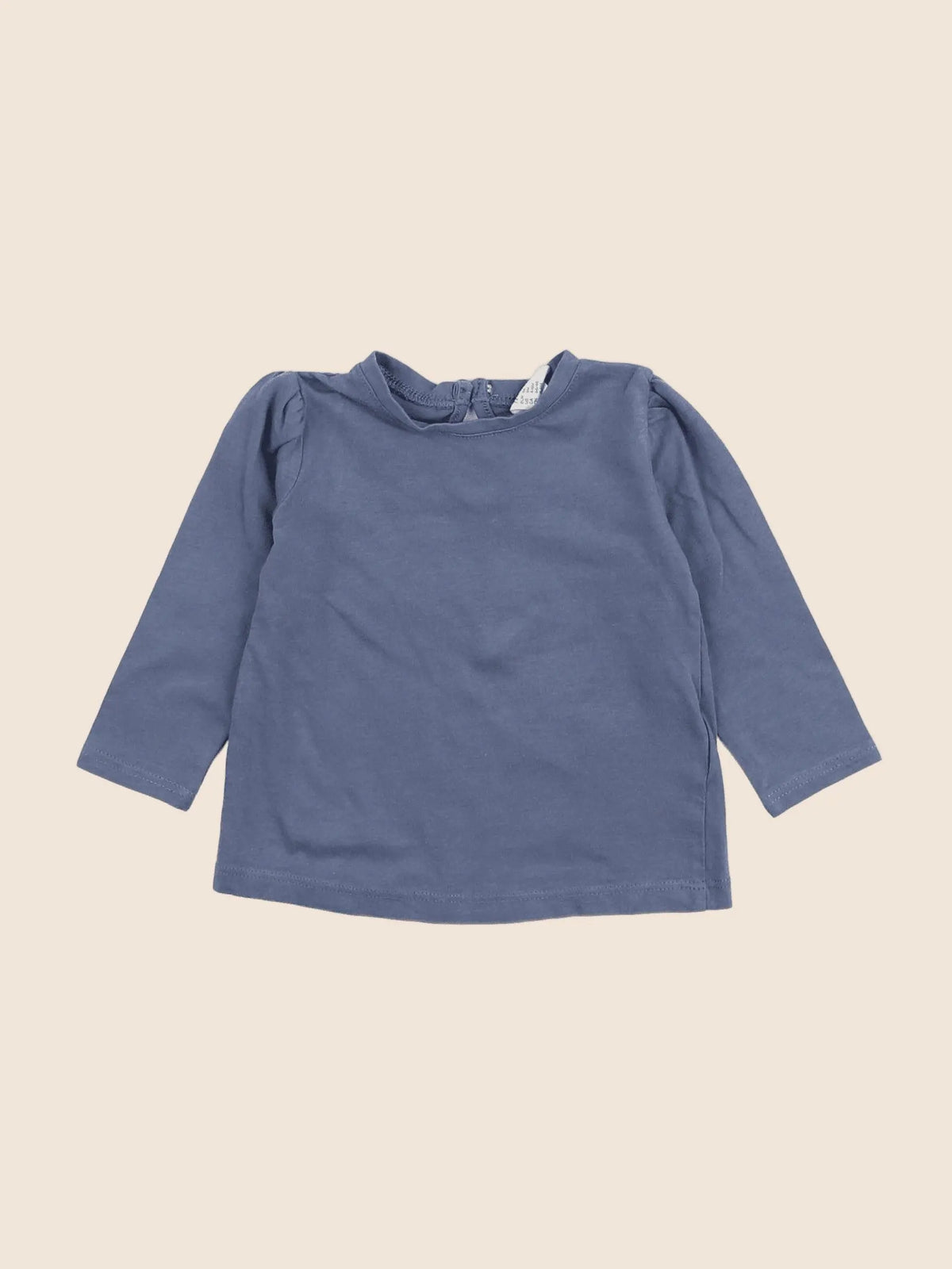 H&M - tee-shirt bleu - 6 mois