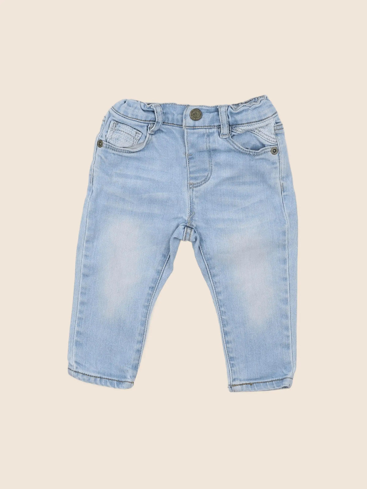 Zara - jean bleu - 6/9 mois