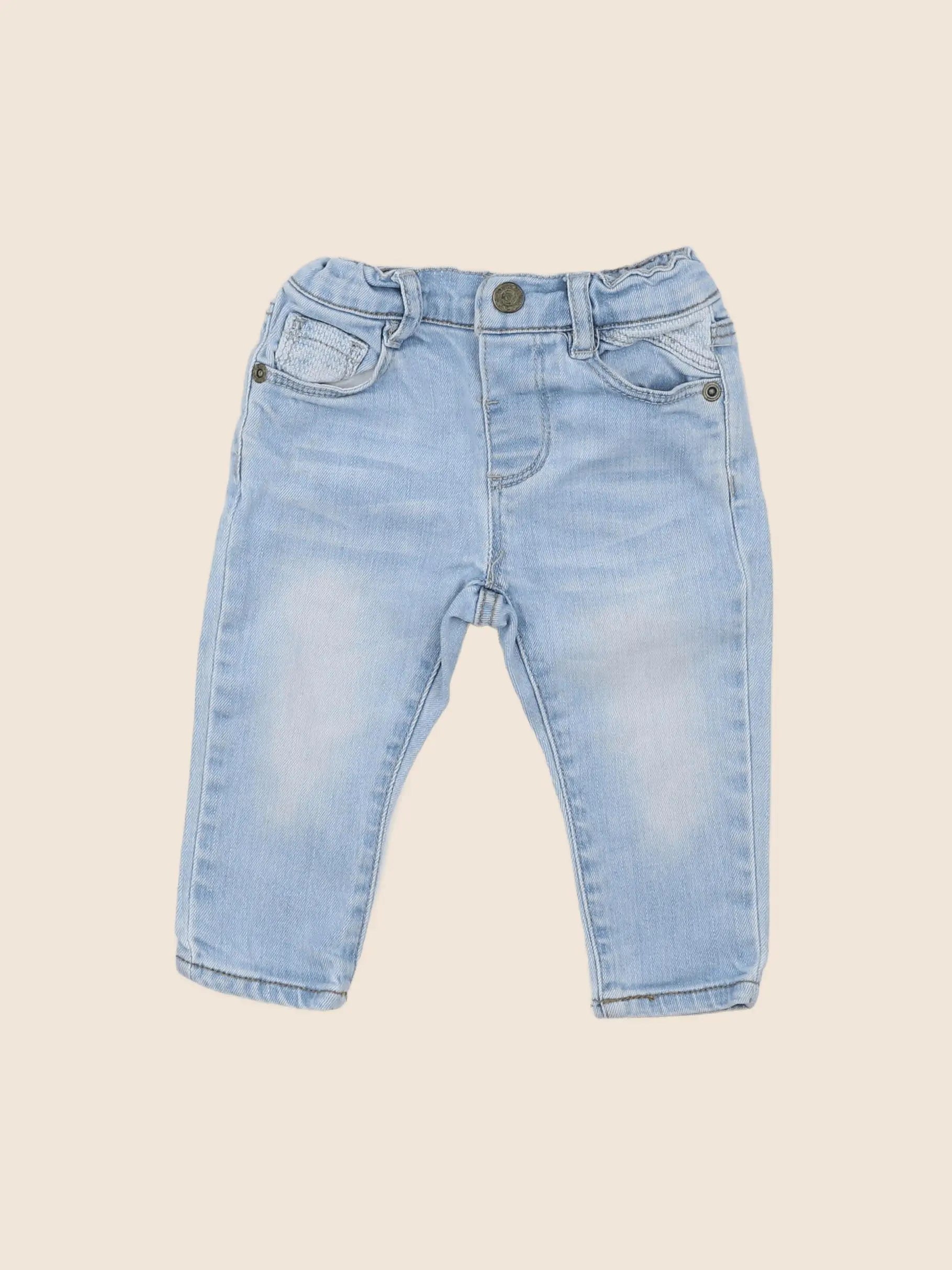 Zara - jean bleu - 6/9 mois