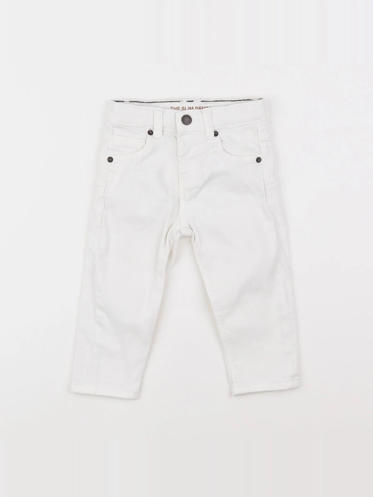 Zara - jean blanc - 9/12 mois