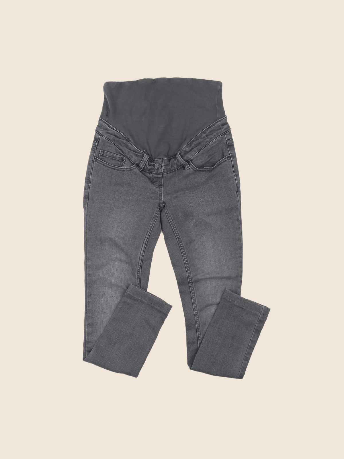 Vertbaudet - jean grossesse gris - 34