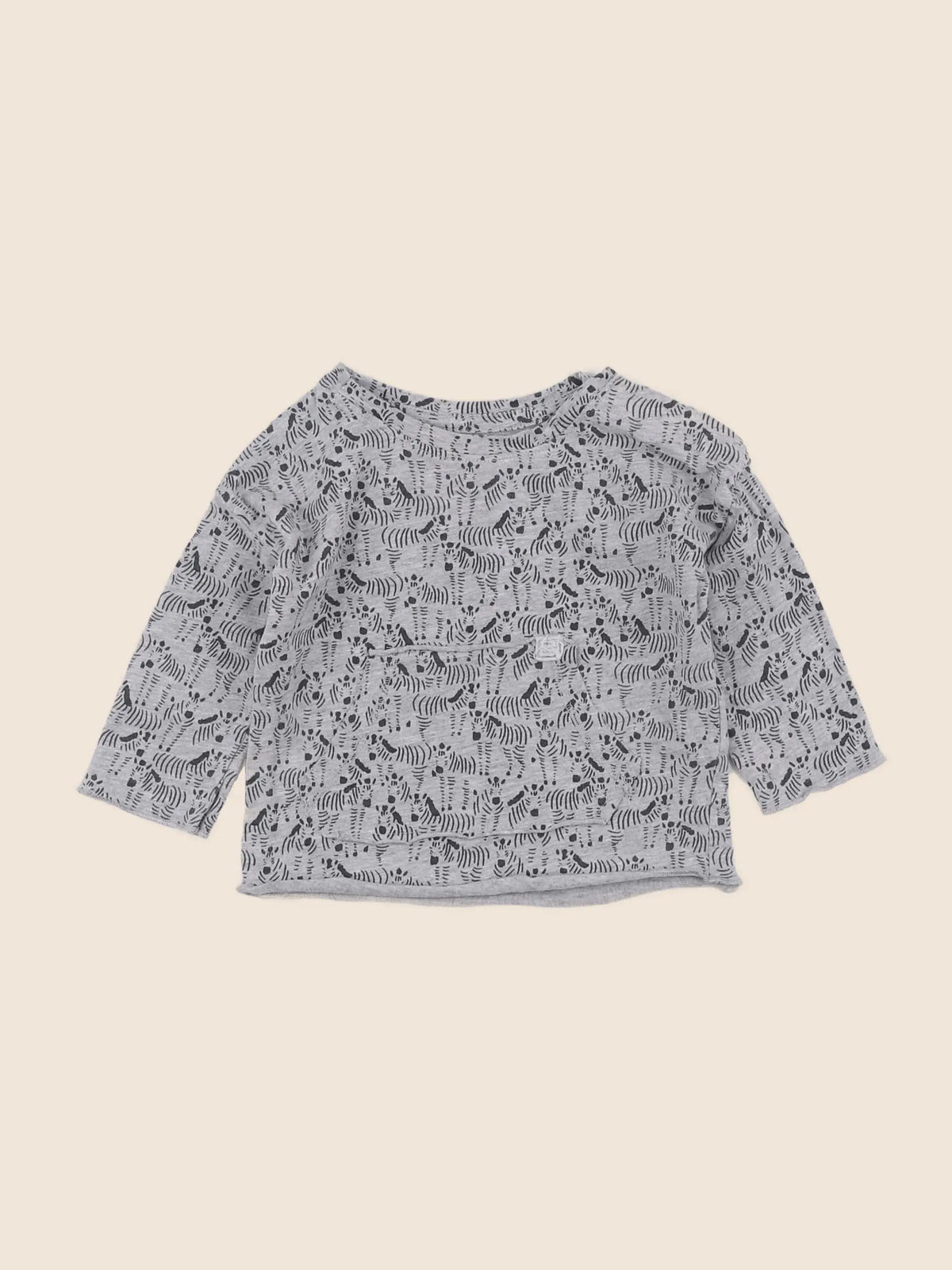 La Redoute - tee-shirt gris - 6 mois