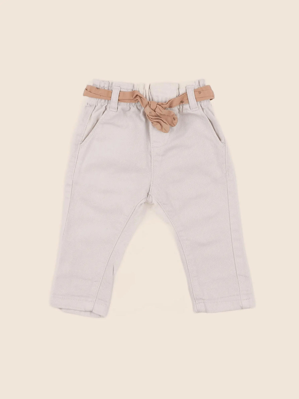 Vertbaudet - pantalon beige - 3 mois