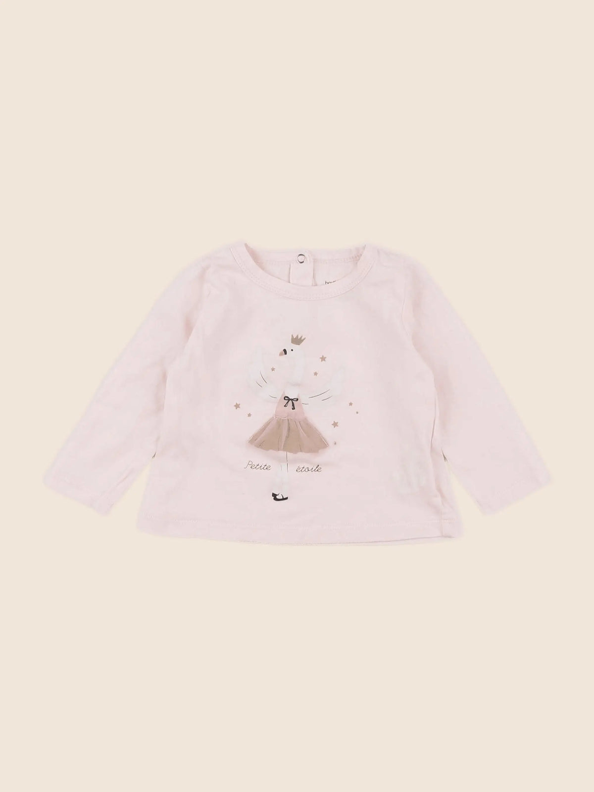 Boutchou - tee-shirt rose - 6 mois