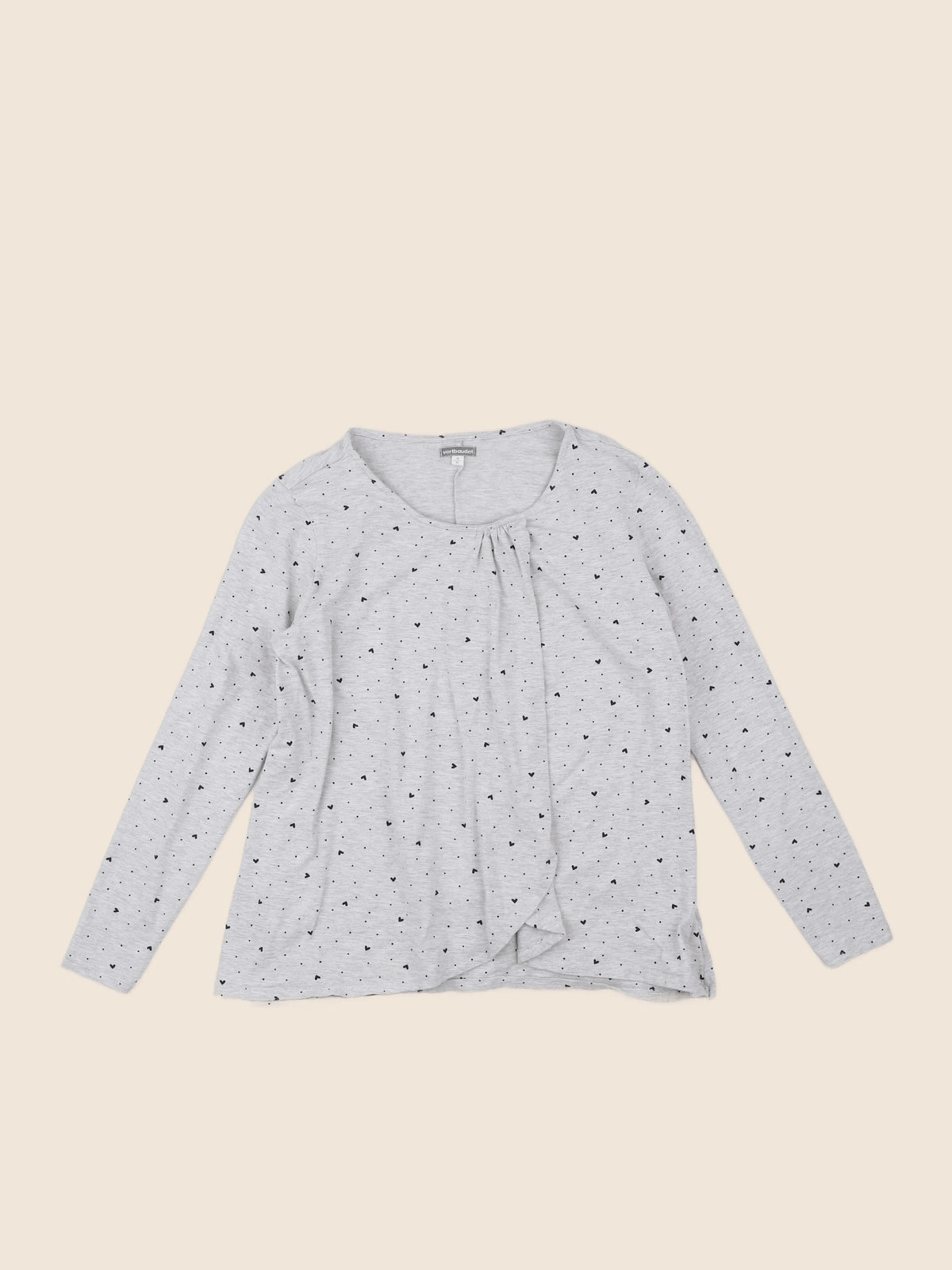 Vertbaudet - tee-shirt grossesse gris - 38 à 40
