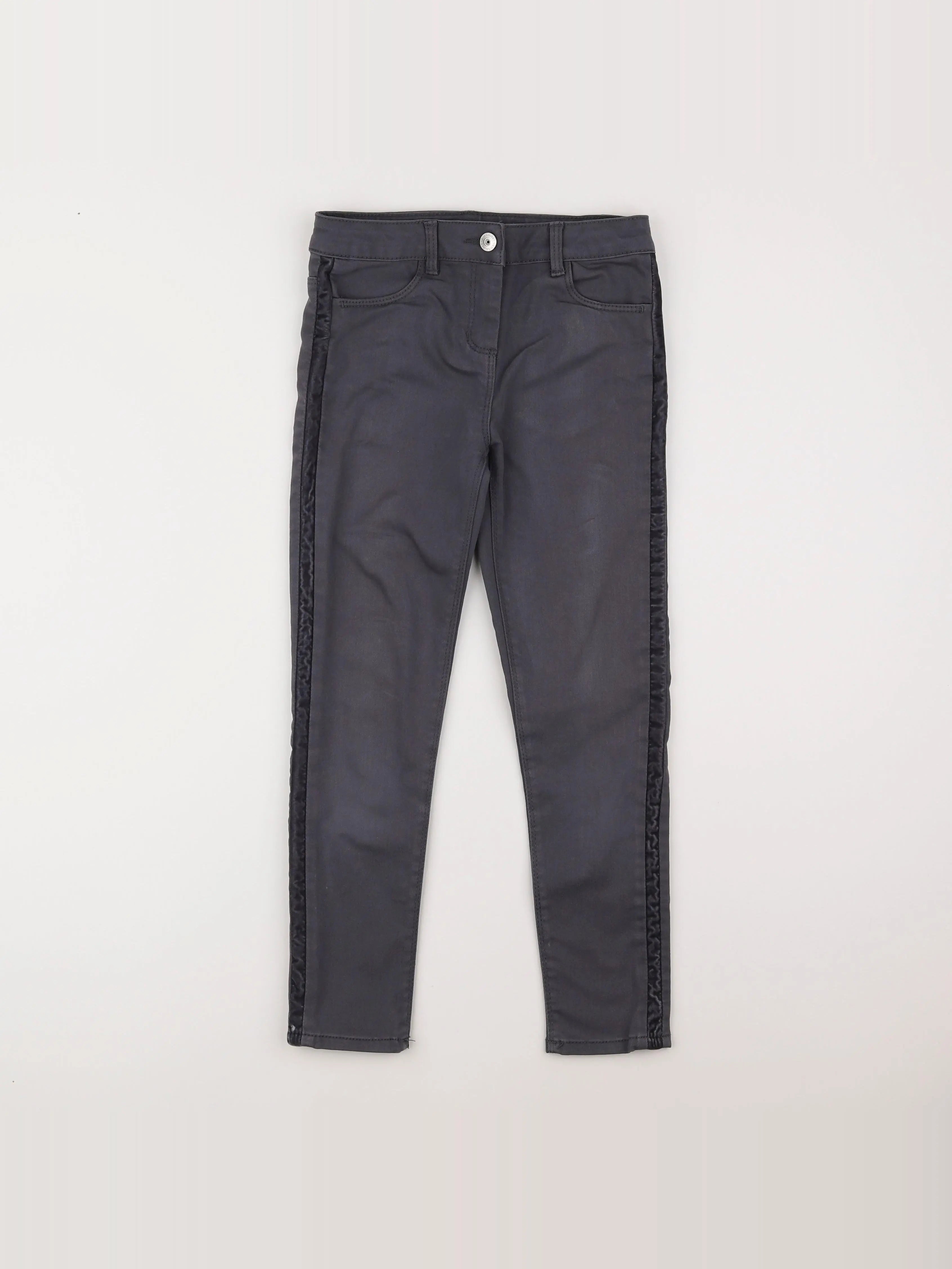 Vertbaudet - pantalon gris - 9 ans