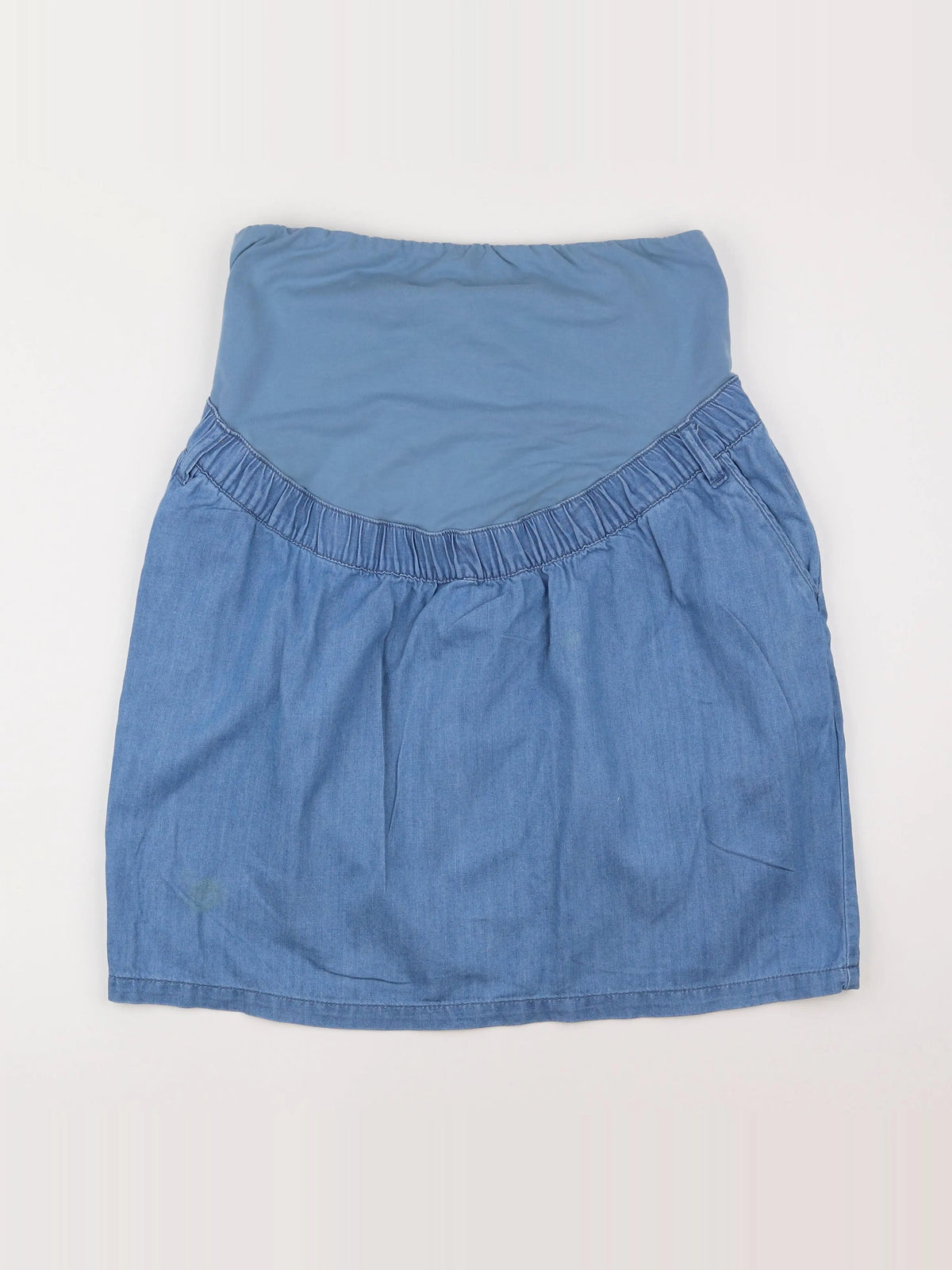 Vertbaudet - jupe grossesse bleu - 44