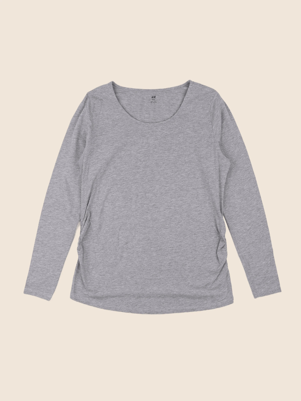 H&M - tee-shirt grossesse gris - 44 à 46
