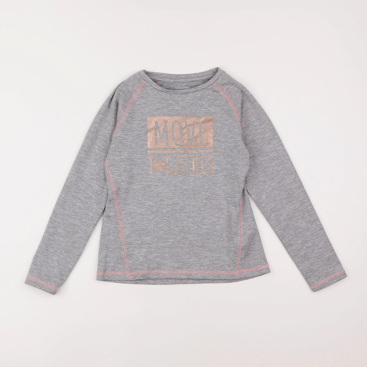 Vertbaudet - tee-shirt gris - 8 ans