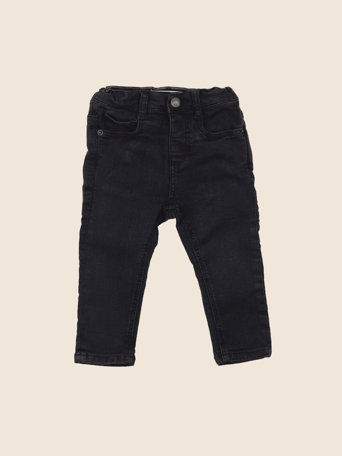 Zara - jean noir - 9/12 mois