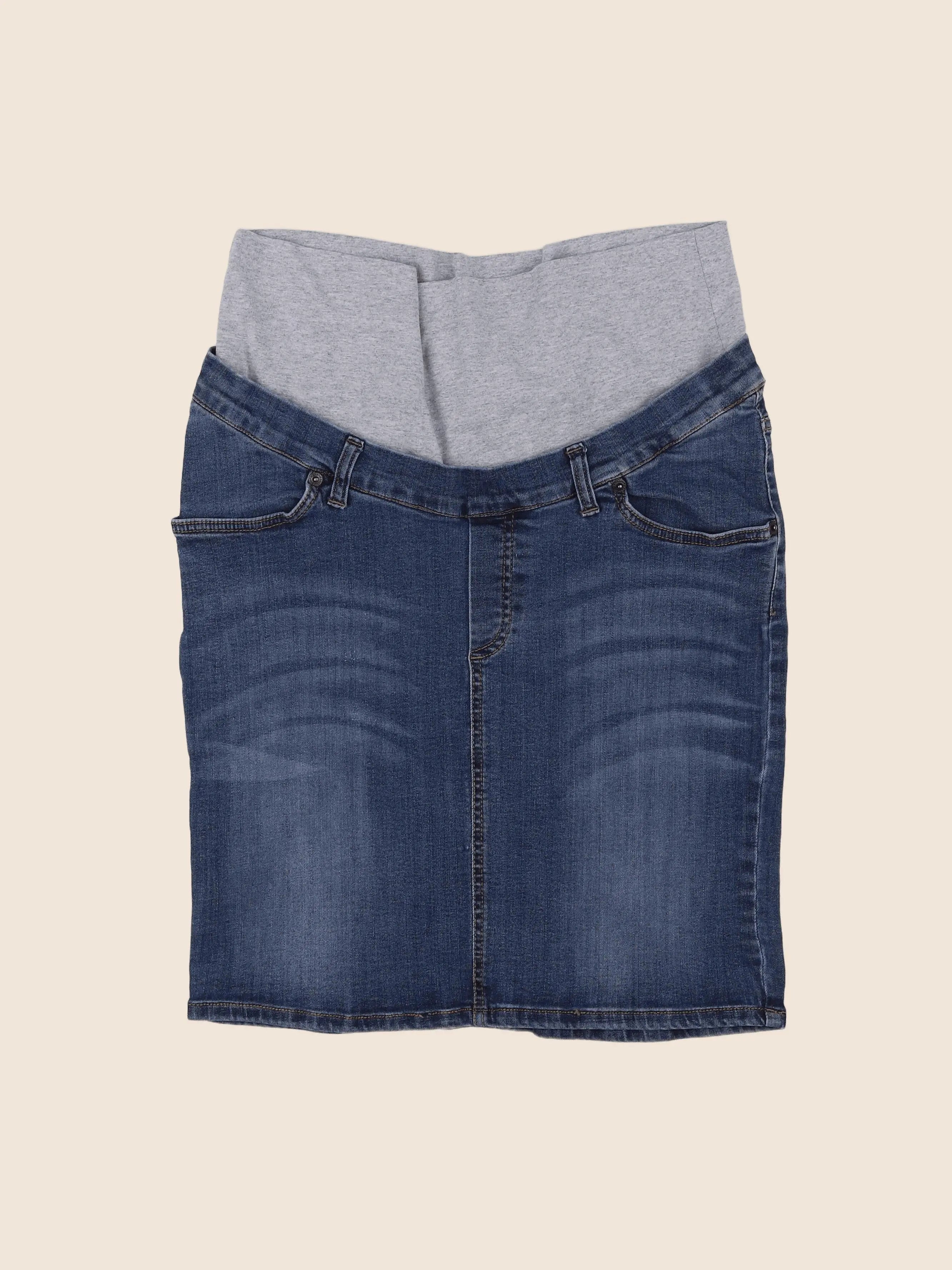 Envie de fraise - jupe grossesse bleu - 38