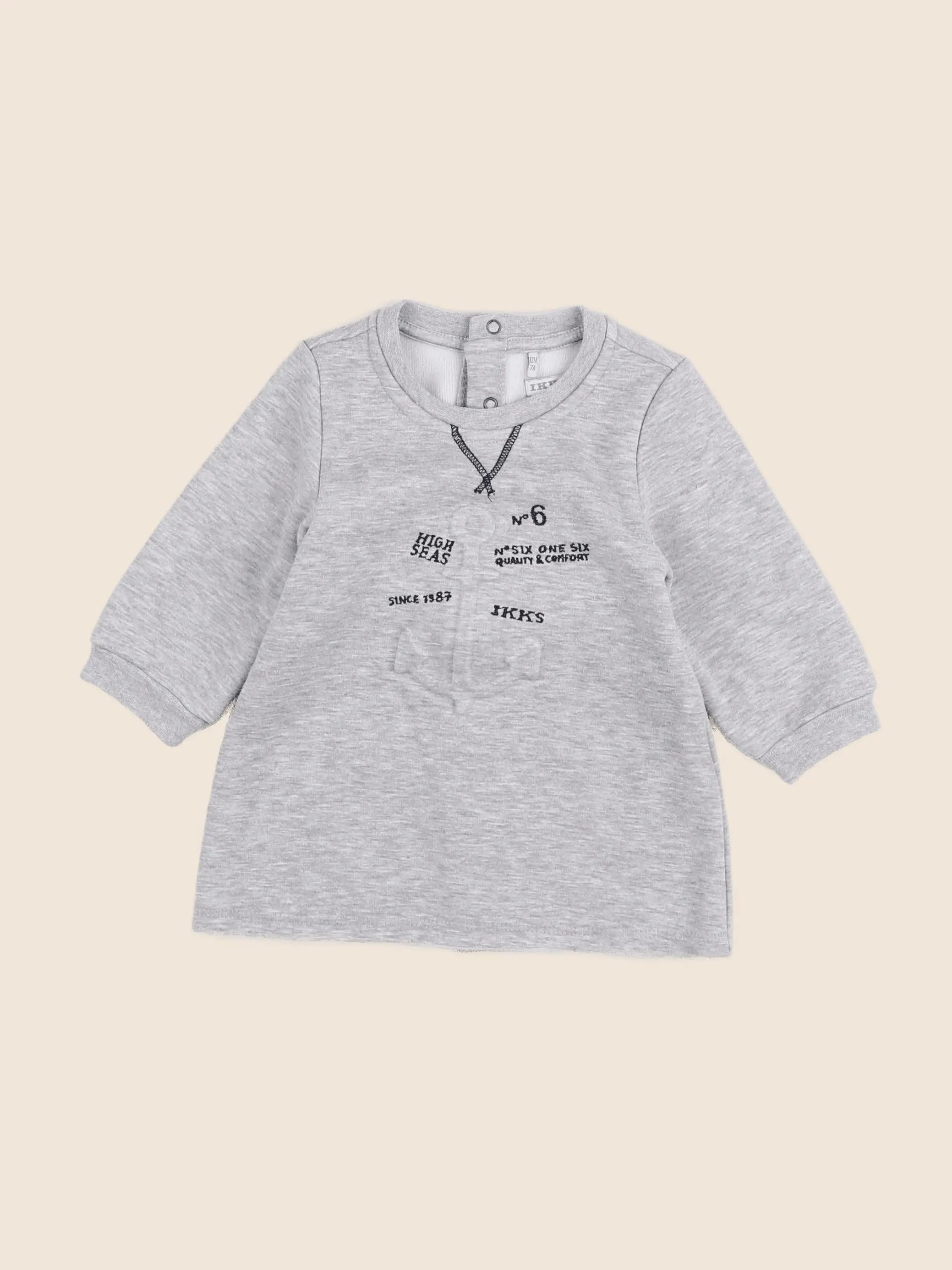 IKKS - robe gris - 12 mois