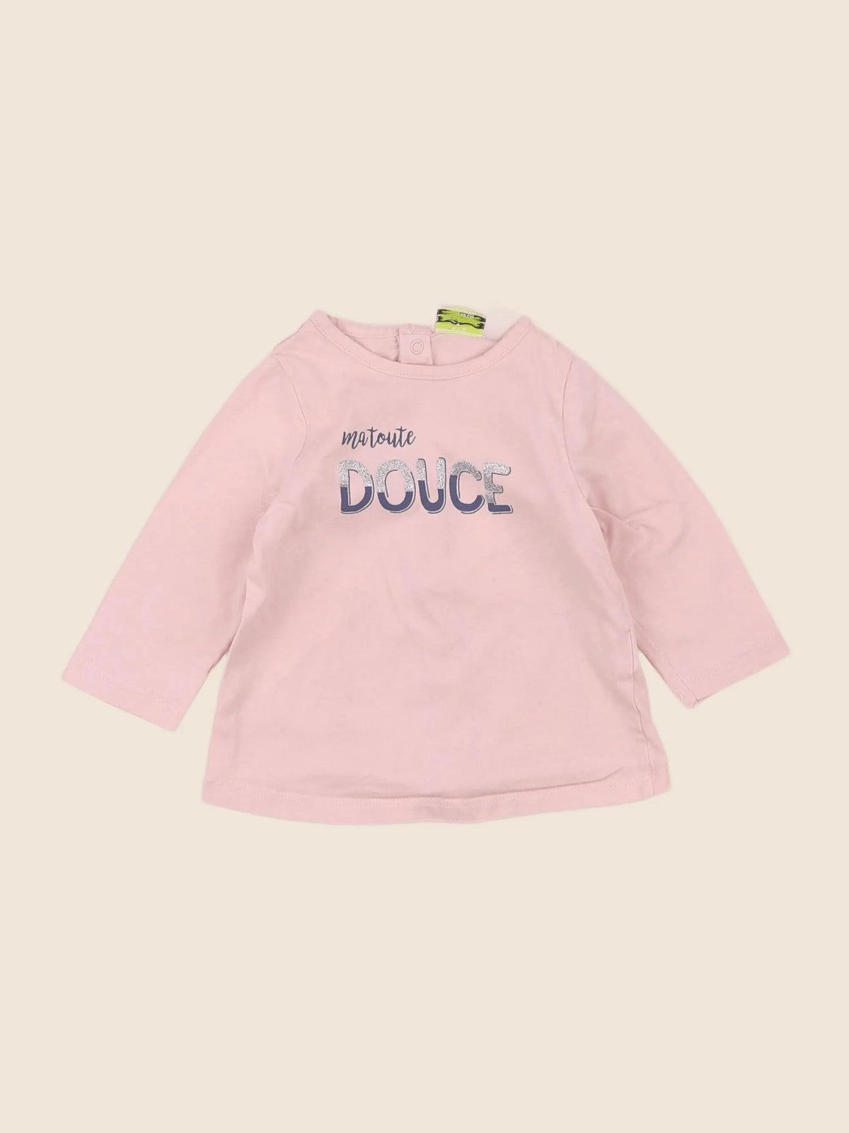 Tape à l'oeil - tee-shirt rose - 6 mois