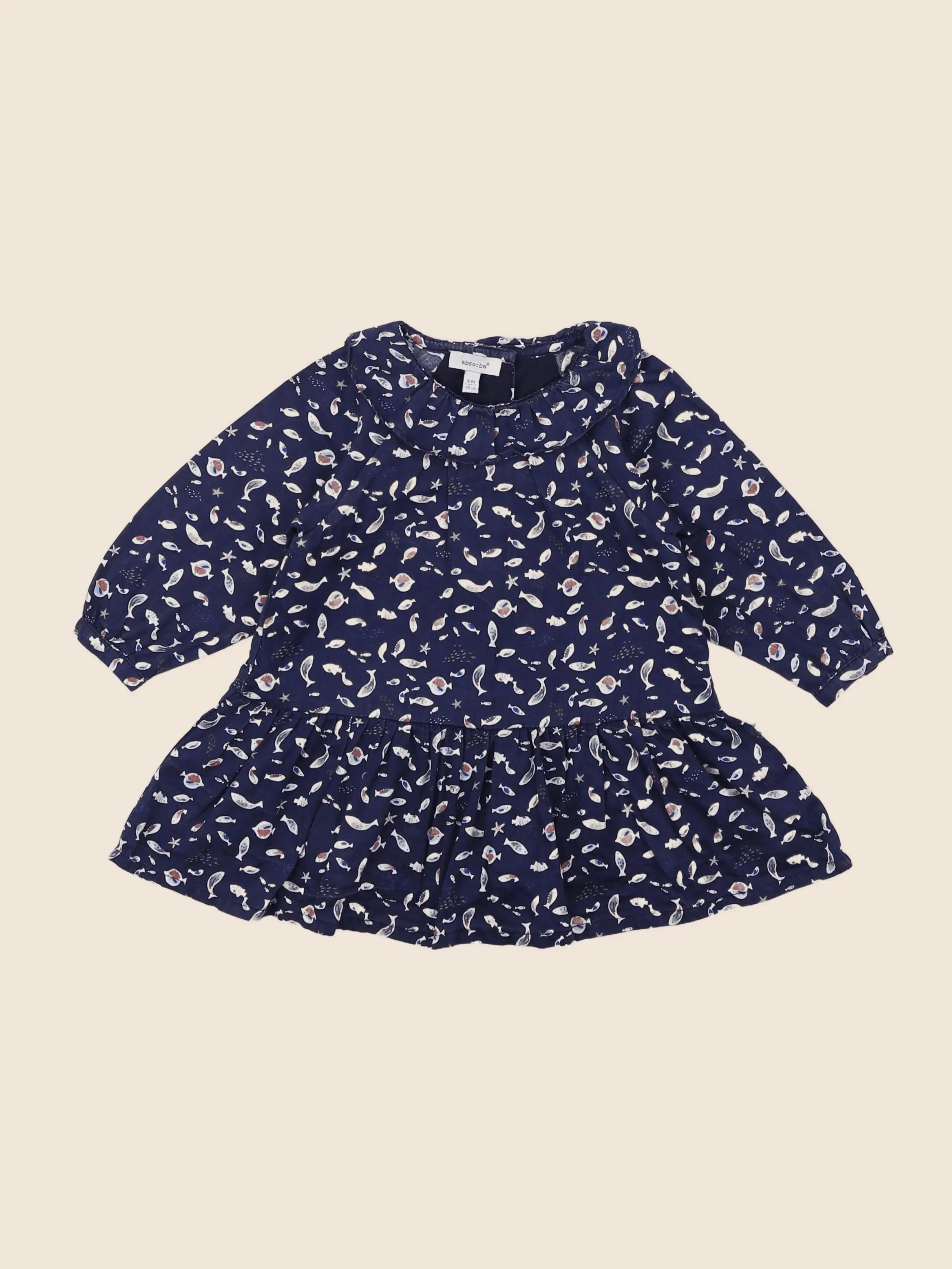 Absorba - robe bleu - 6 mois