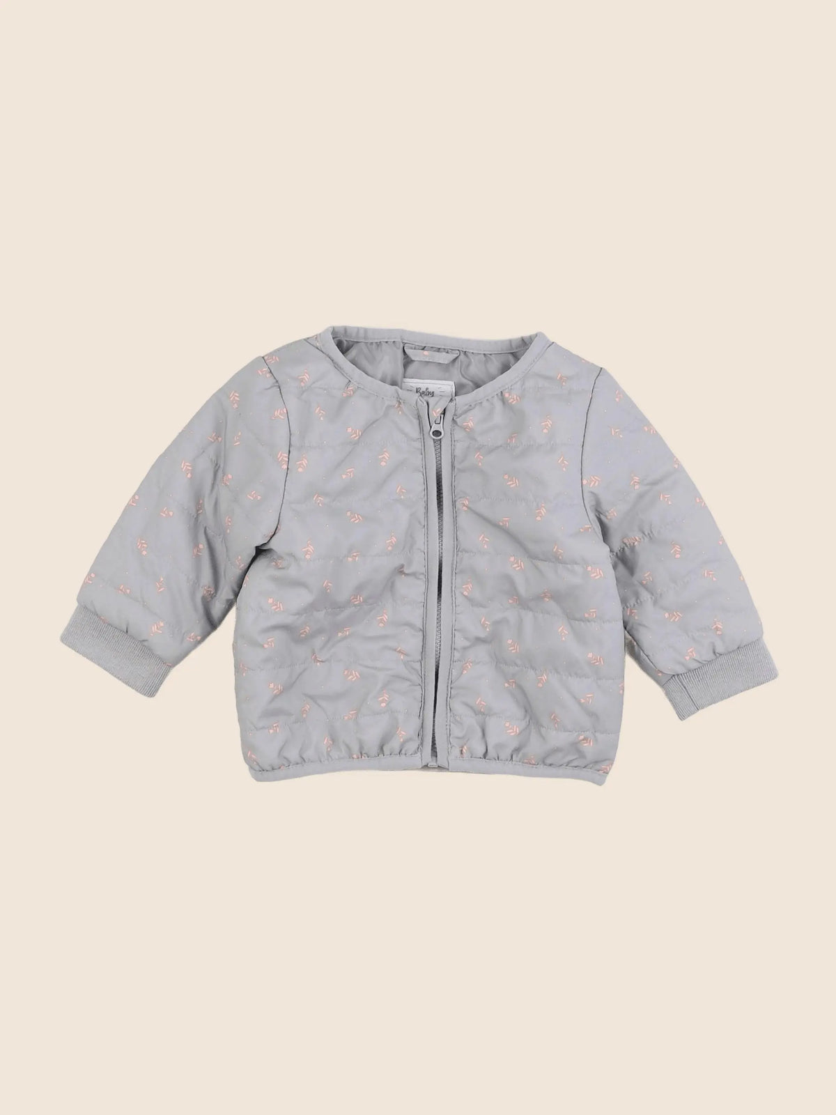 Vertbaudet - doudoune gris - 6 mois