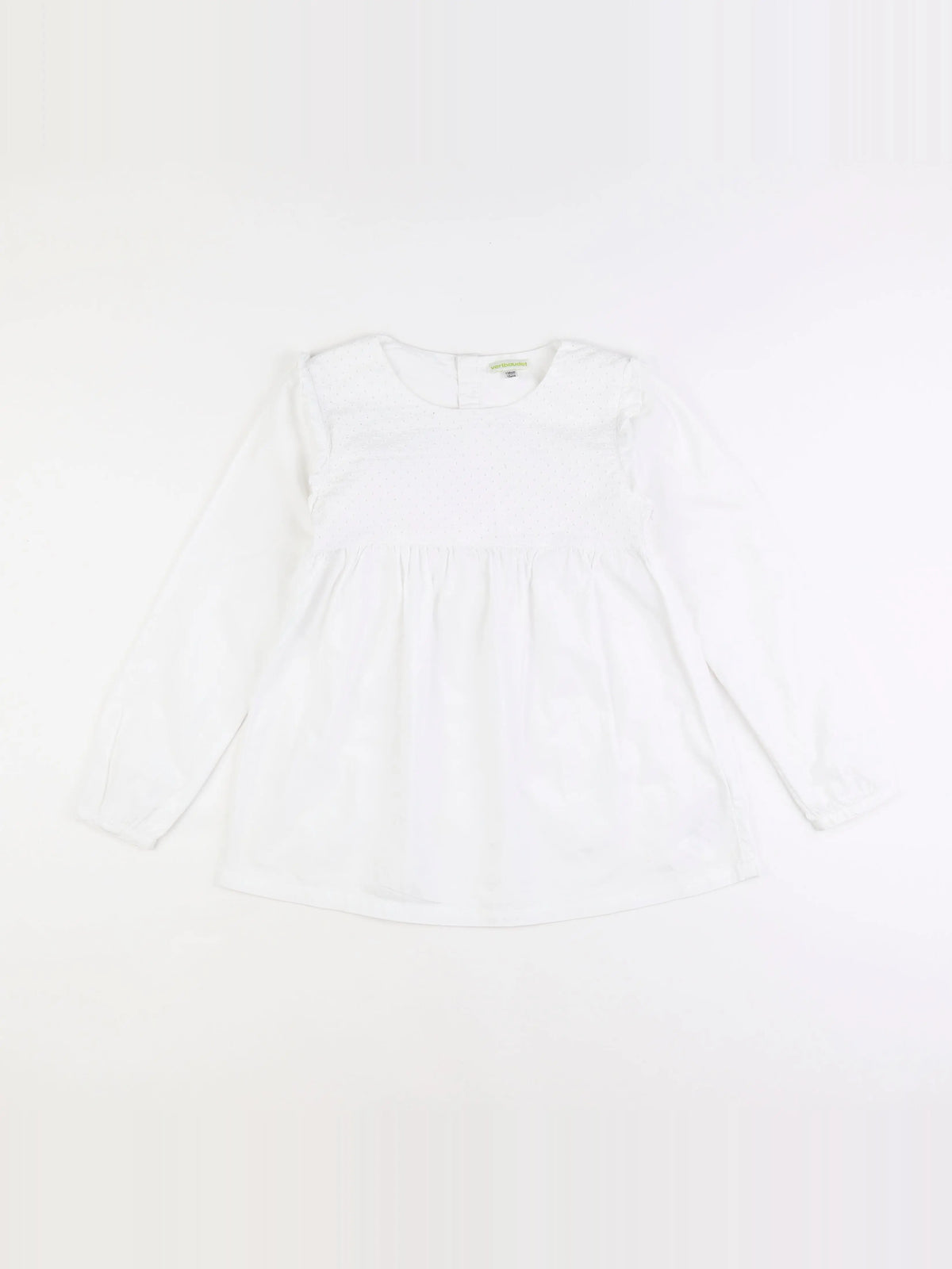 Vertbaudet - blouse blanc - 10 ans