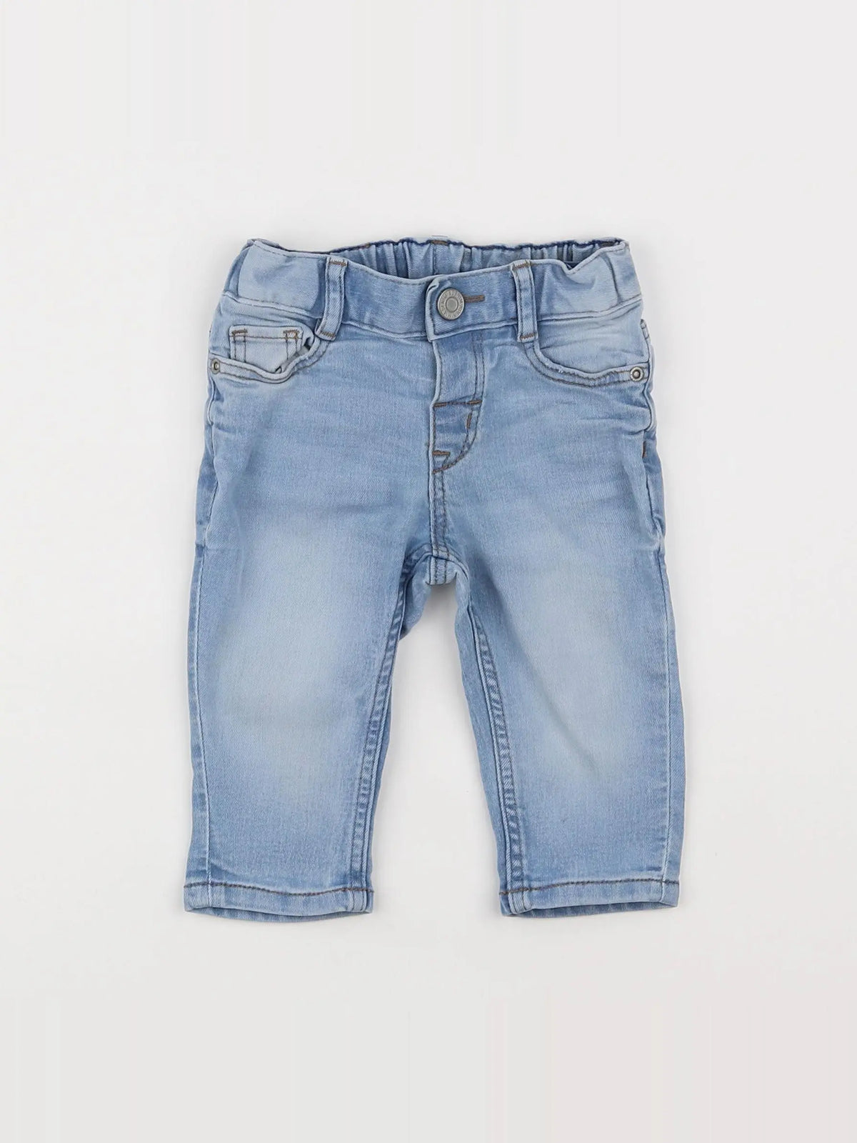H&M - jean bleu - 3/6 mois