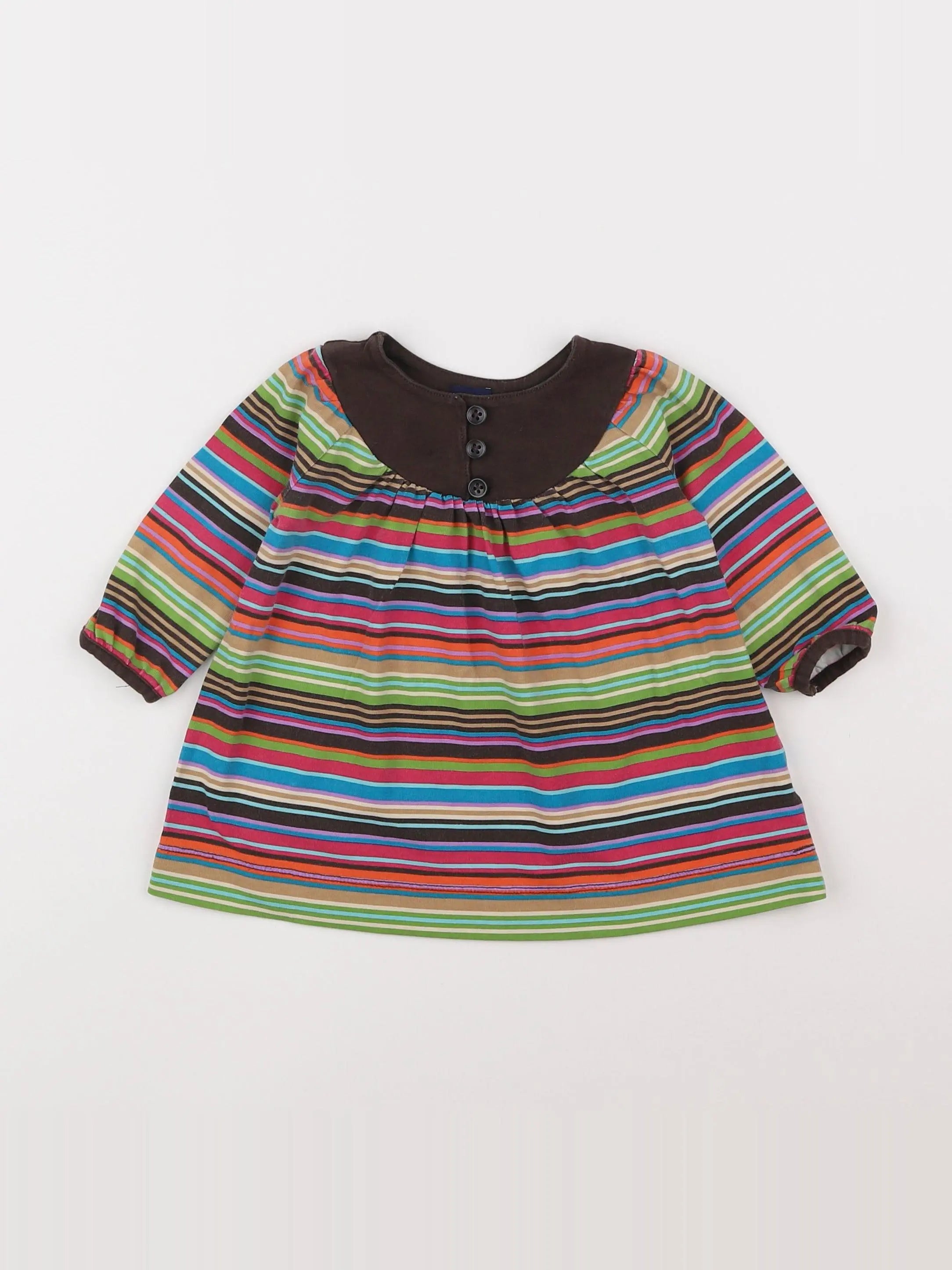 GAP - robe multicolore - 3/6 mois