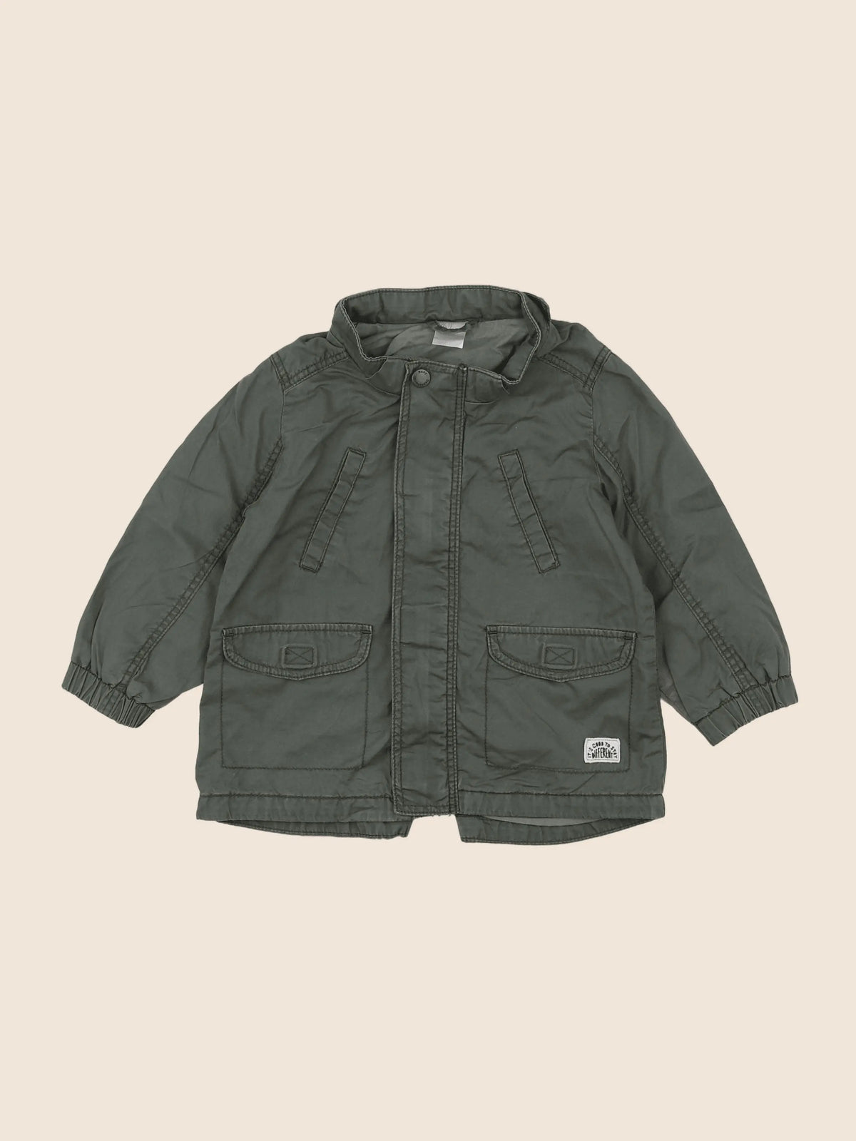 H&M - veste vert - 12 mois