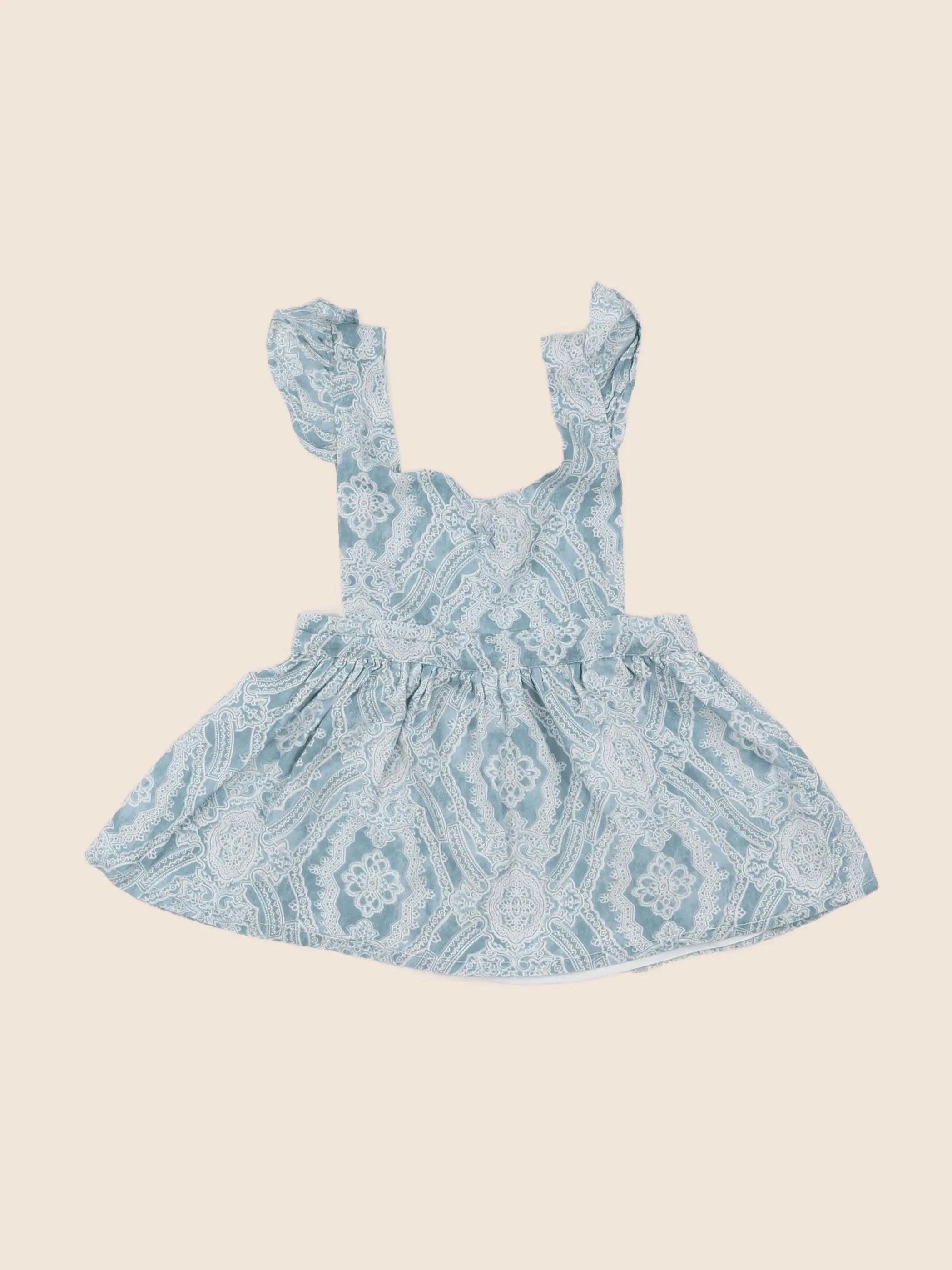 Tocoto vintage - robe bleu - 1/3 mois