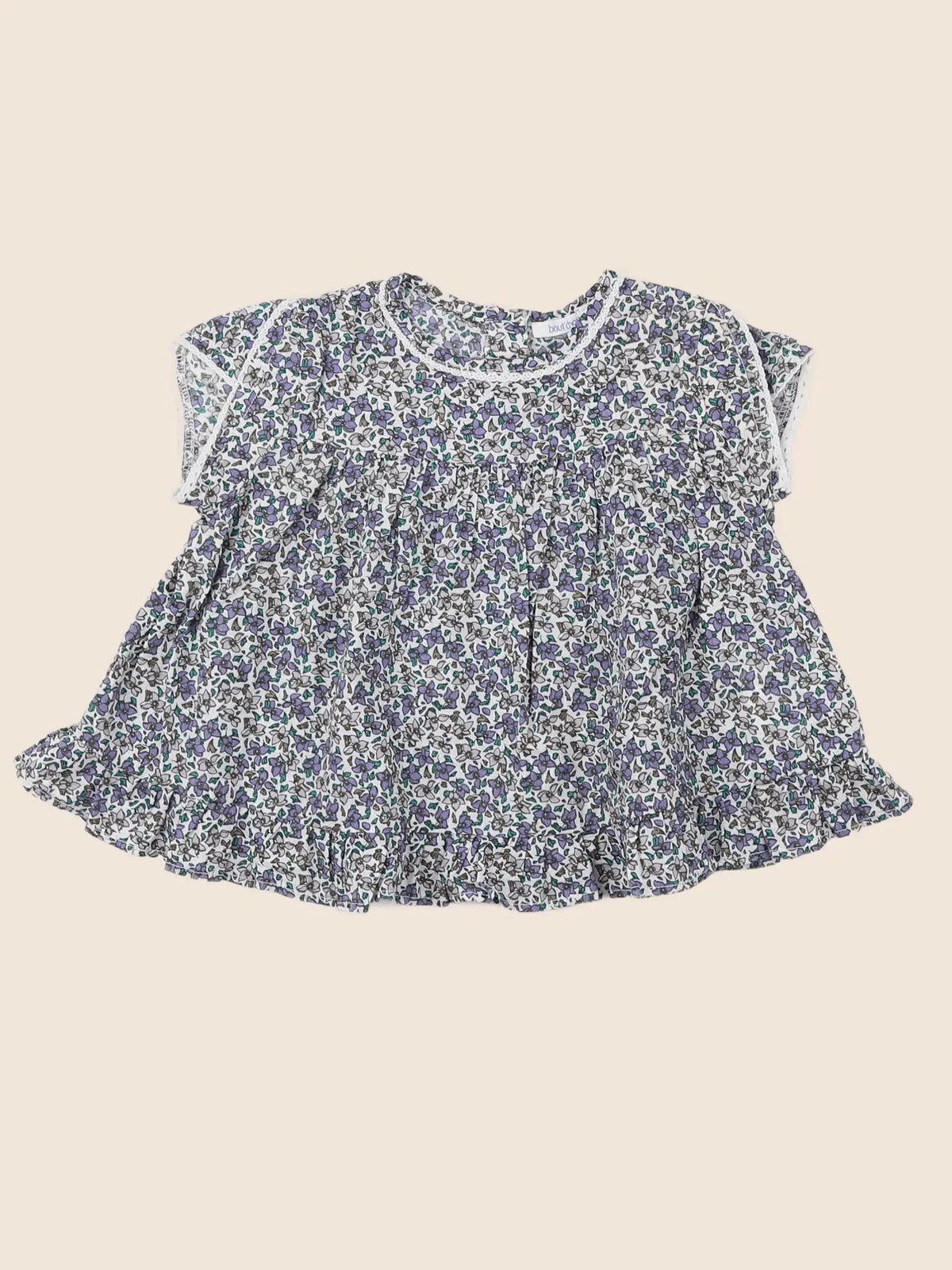 Boutchou - blouse multicolore - 9 mois