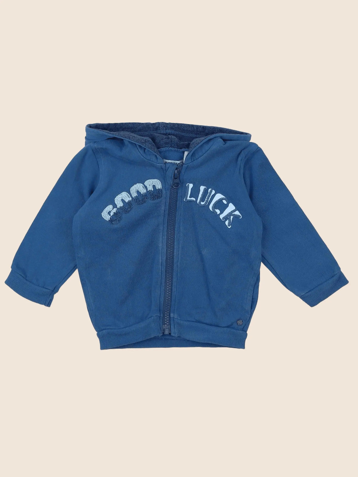 IKKS - sweat bleu - 6 mois